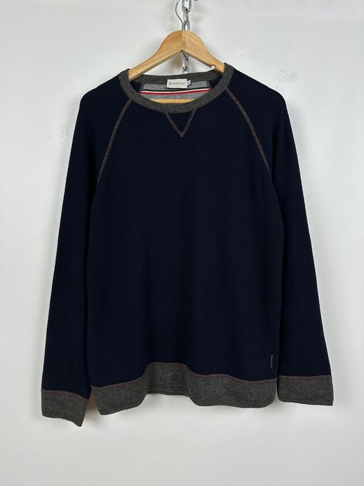 Moncler Moncler Maglione Tricot Girocollo Knit Wool/Cashmere