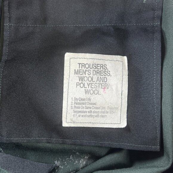 Other VTG DPSC Tennessee Apparel Wool Blend Serge Army Trousers Me Size US 34 / EU 50 - 14 Thumbnail