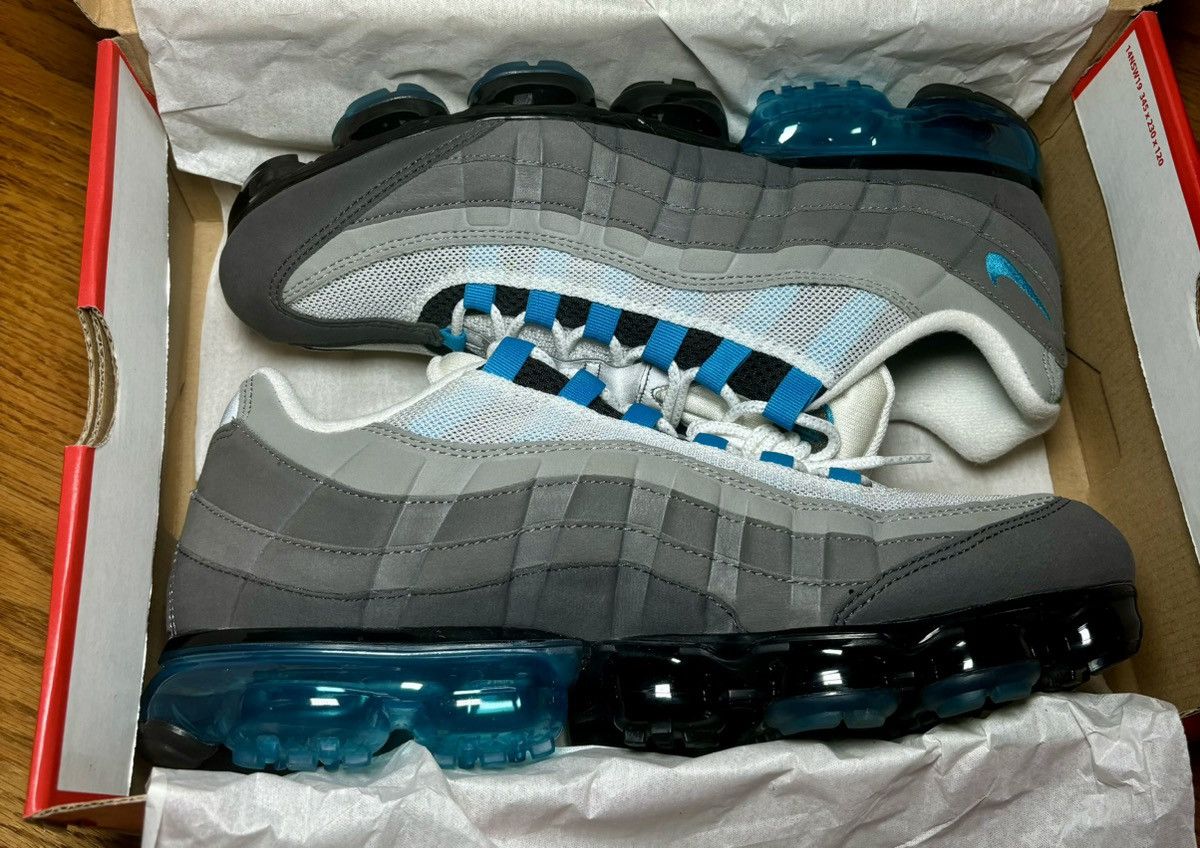 Nike Nike Air VaporMax 95 - Black/Neo Turquoise Size US 12 / EU 45 - 9 Thumbnail