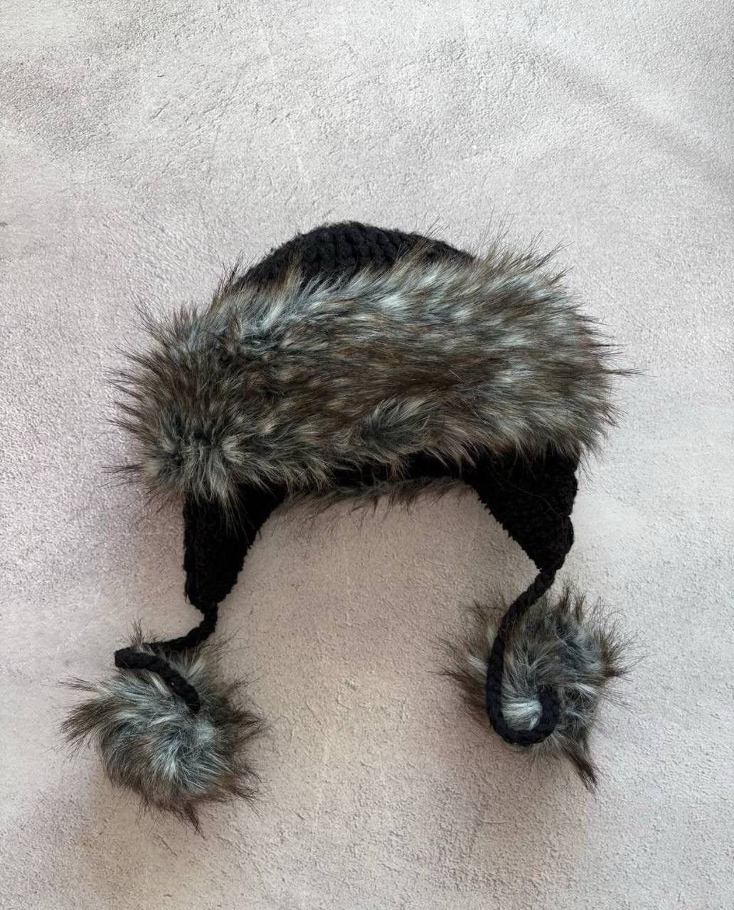 Vintage Ushanka Kanye West style Fur LGG style hat Size ONE SIZE - 2 Thumbnail