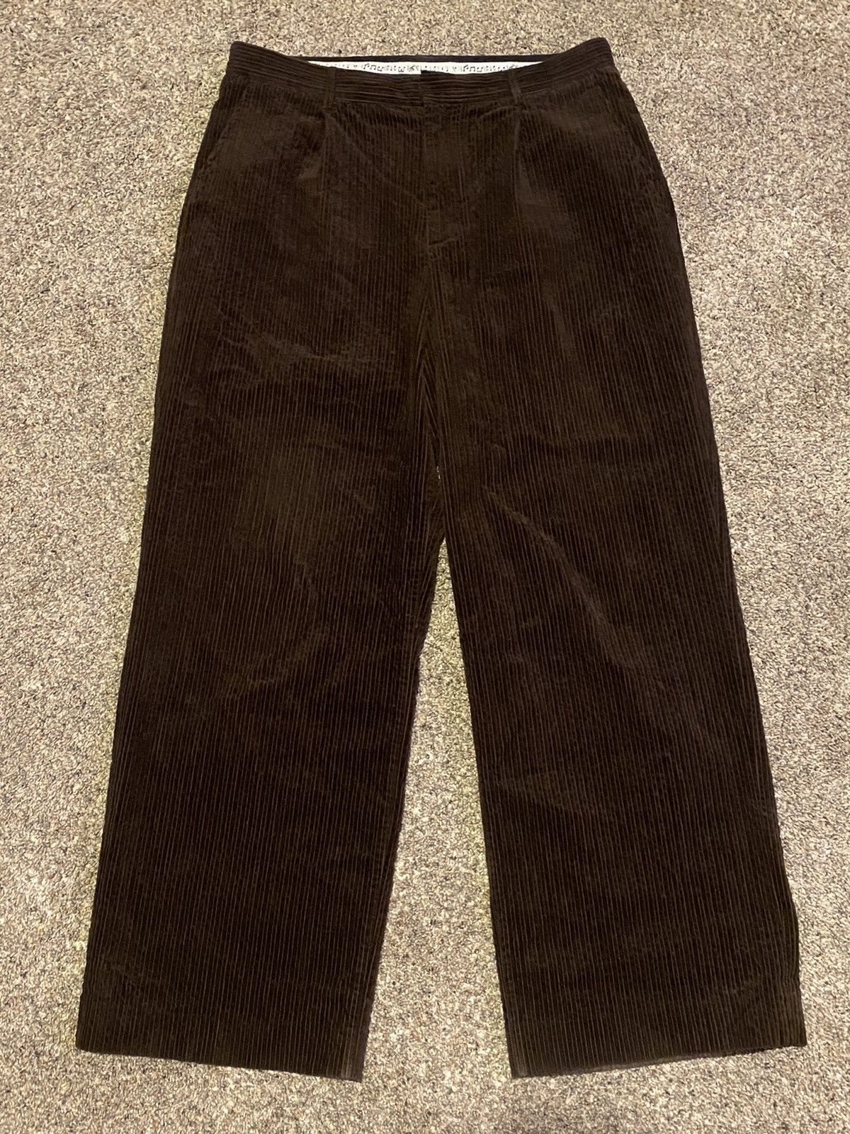 image of Number N Ine Number (N)Ine Musical Note Corduroy in Brown, Men's (Size 32)