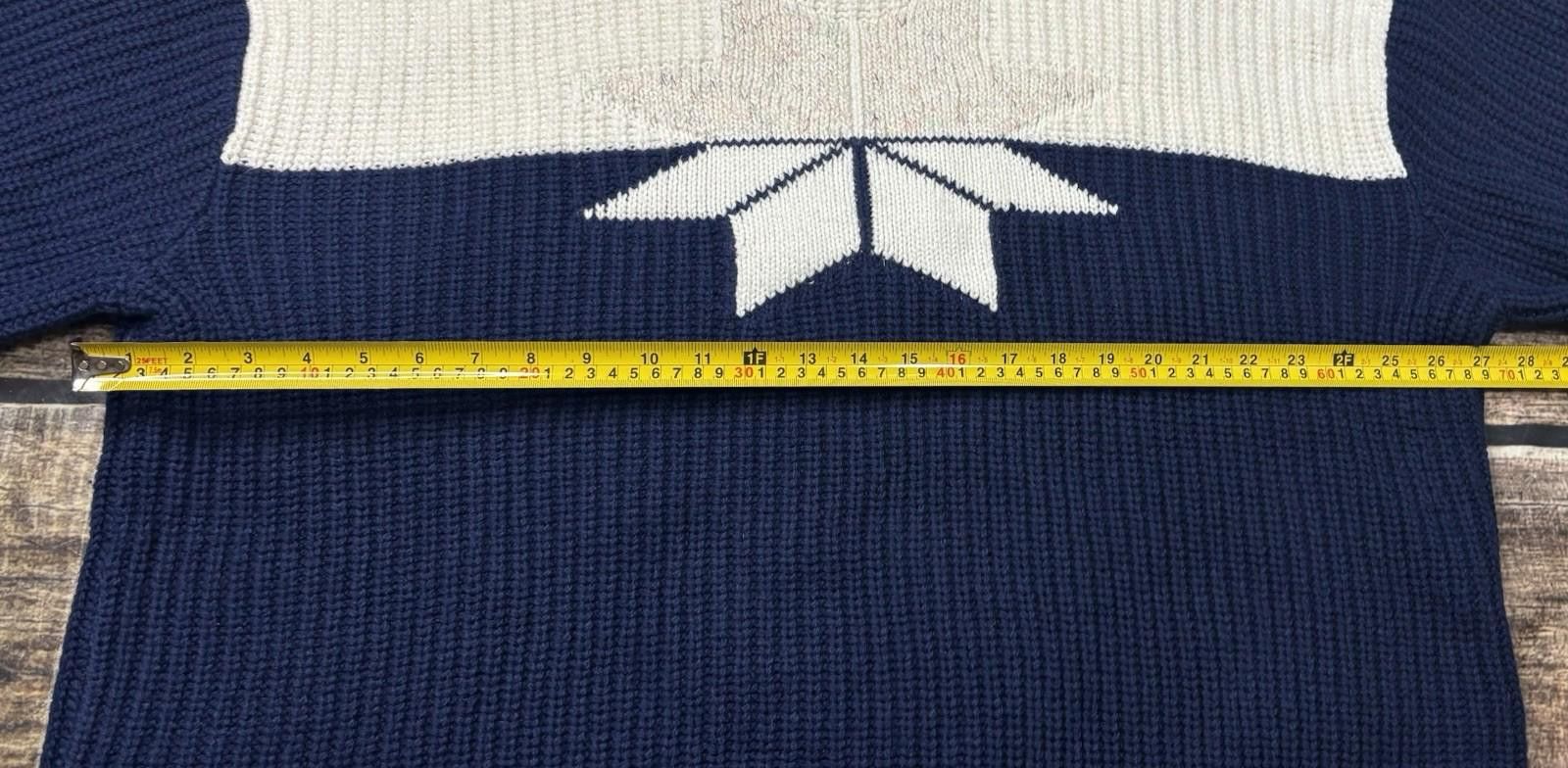 Lands' End Lands End Sweater Women 2XL Chunky Knit Colorblock Snowflake Size XXL / US 16-18 / IT 52-54 - 11 Thumbnail