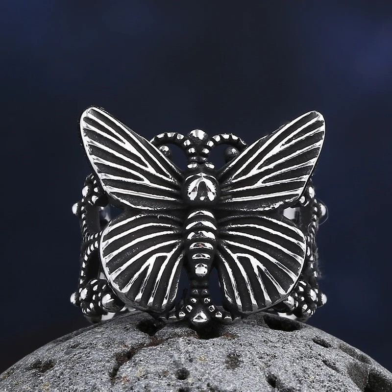 Jewelry Butterfly Ring Size ONE SIZE - 4 Thumbnail