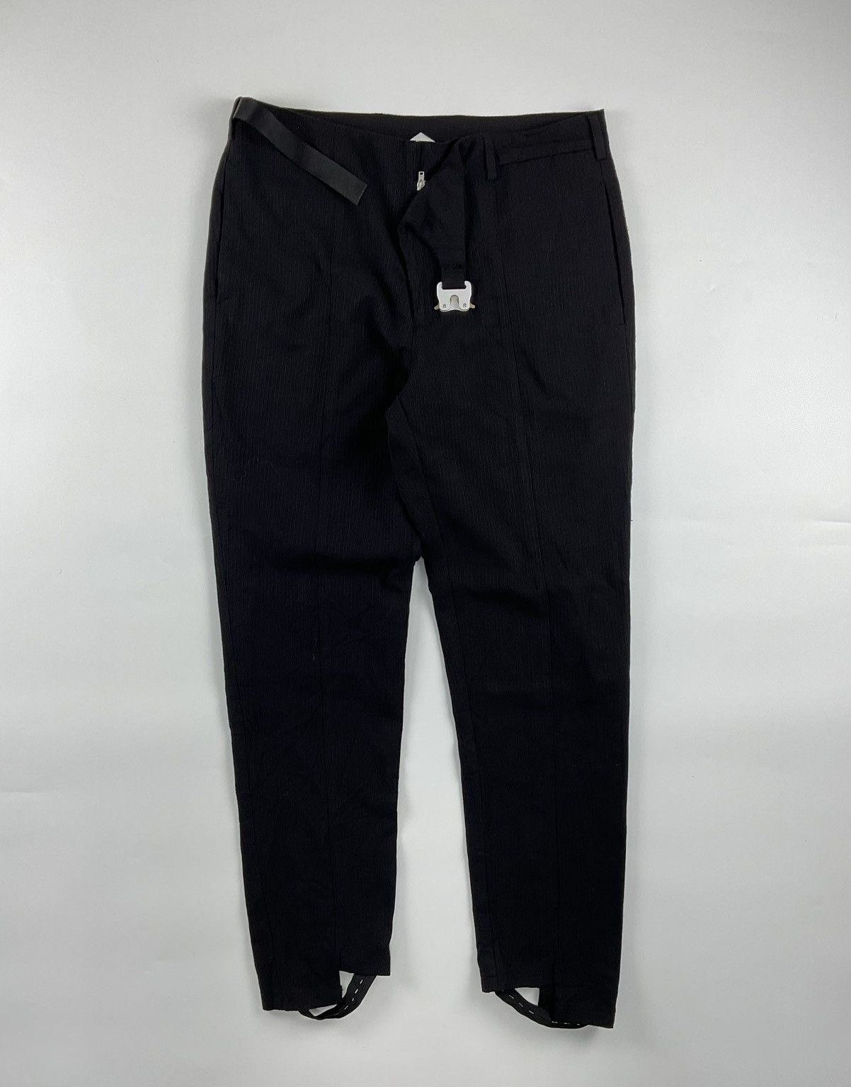image of 1017 Alyx 9Sm x Alyx Pinstripe Trouser in Black, Men's (Size 34)