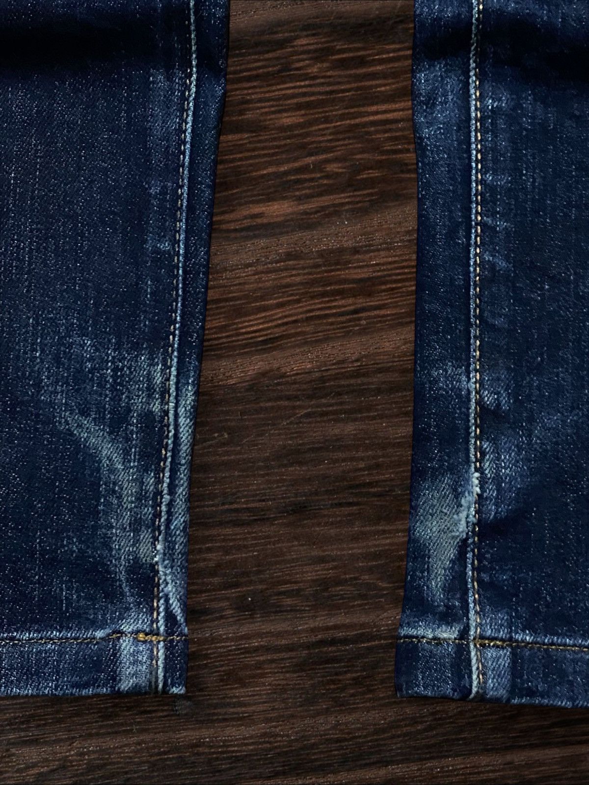 Jun Takahashi Vintage Japanese Brand Uniqlo Fade Wash Distressed Slim Jean Size US 30 / EU 46 - 12 Thumbnail
