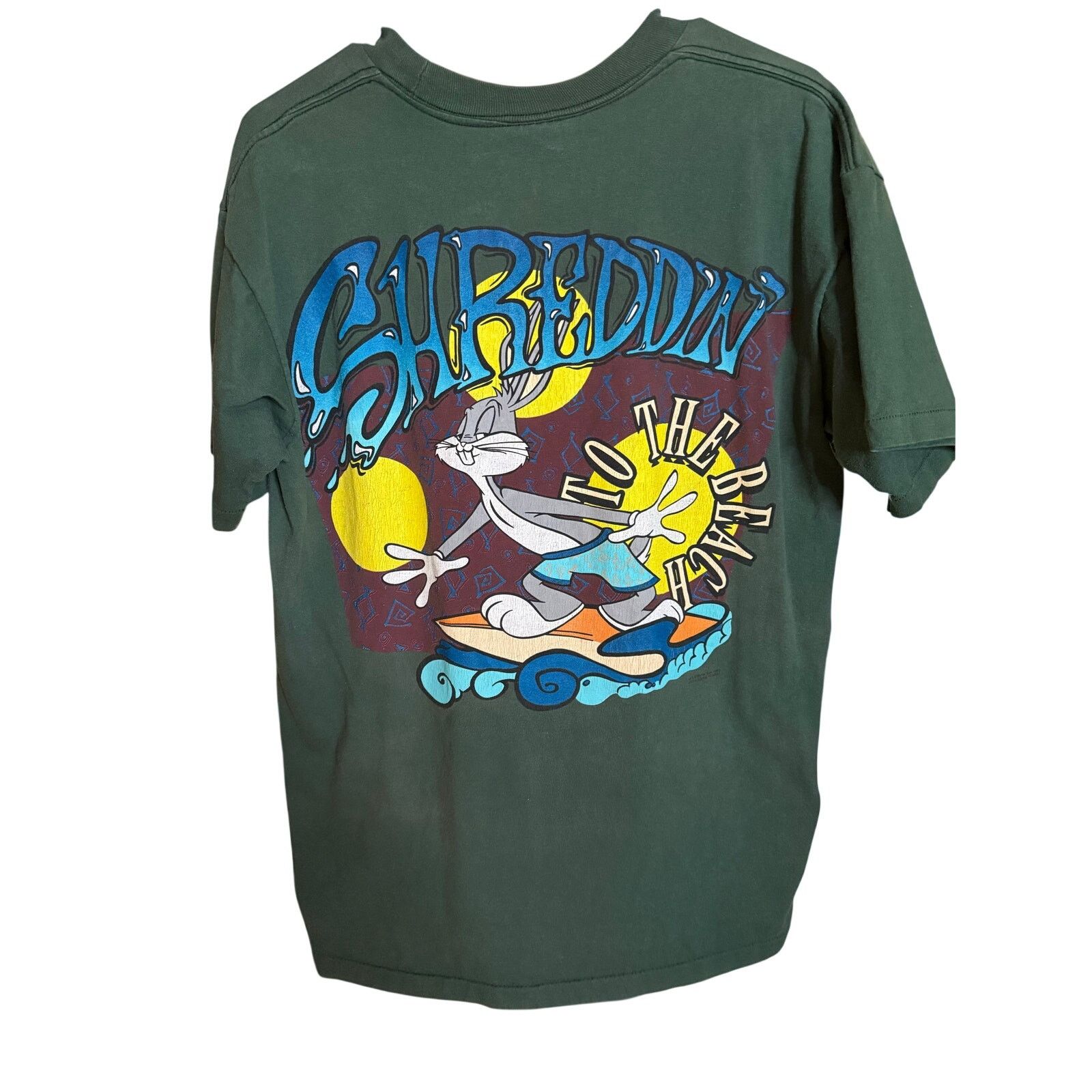Anvil Vintage Bugs Bunny Looney Tunes Surfing Tee Size US L / EU 52-54 / 3 - 2 Thumbnail