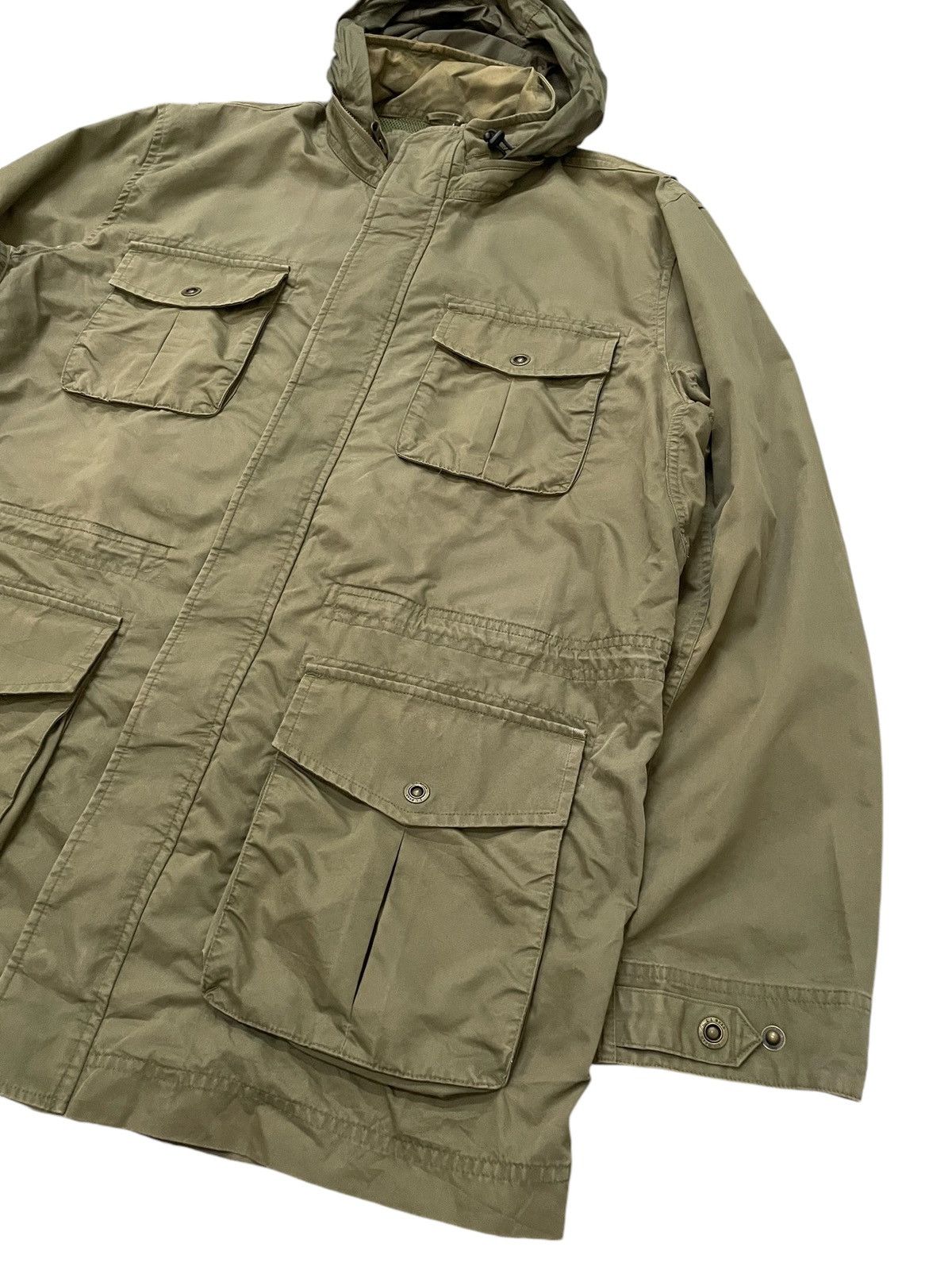 L.L. Bean × Vintage Vintage L.L Bean Hunting Jacket Hidden Hooded Size US L / EU 52-54 / 3 - 4 Thumbnail