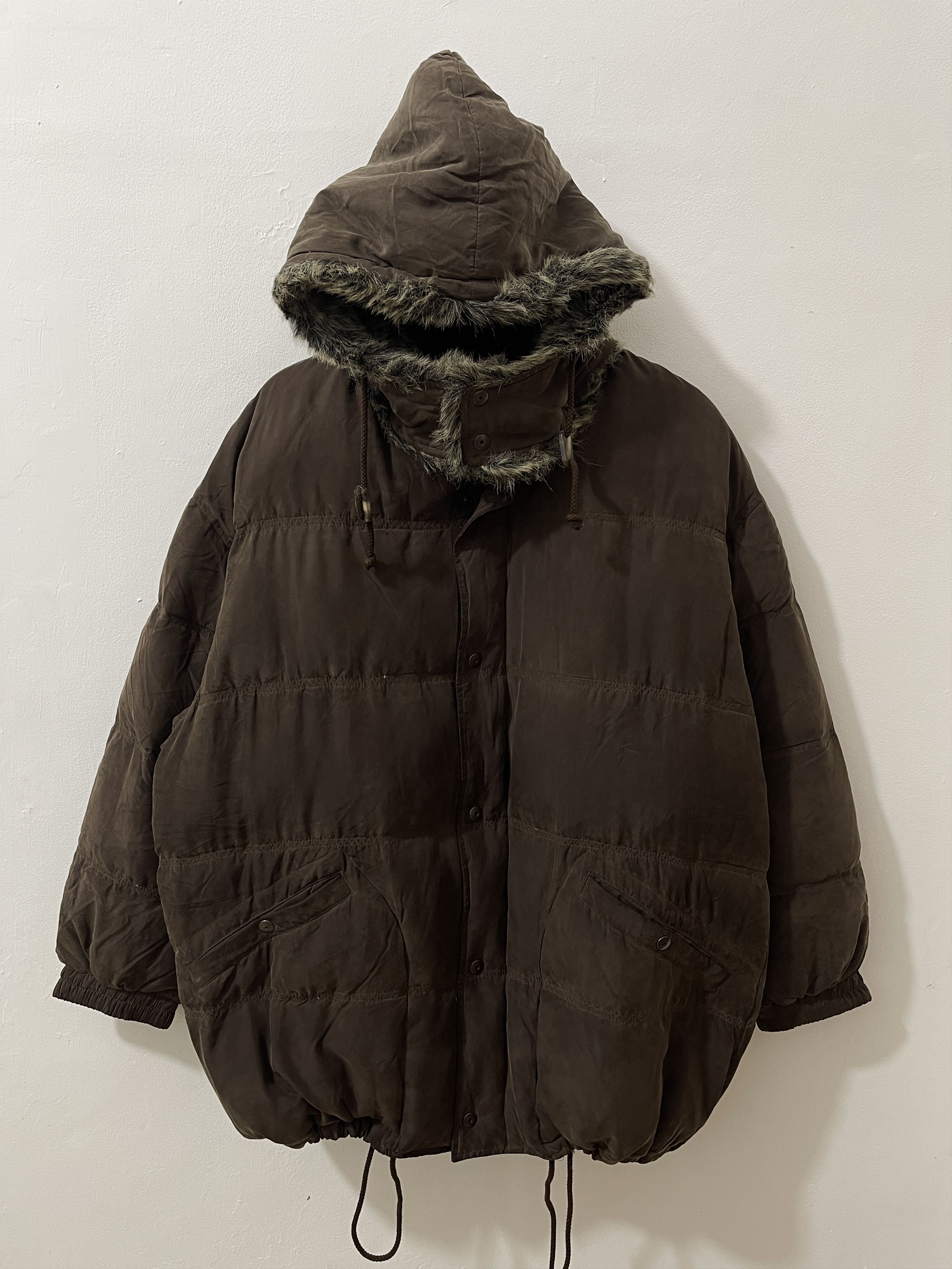 Japanese Brand Vintage Dolce Elegante Puffer Fur Down Jacket Size US XXL / EU 58 / 5 - 1 Thumbnail