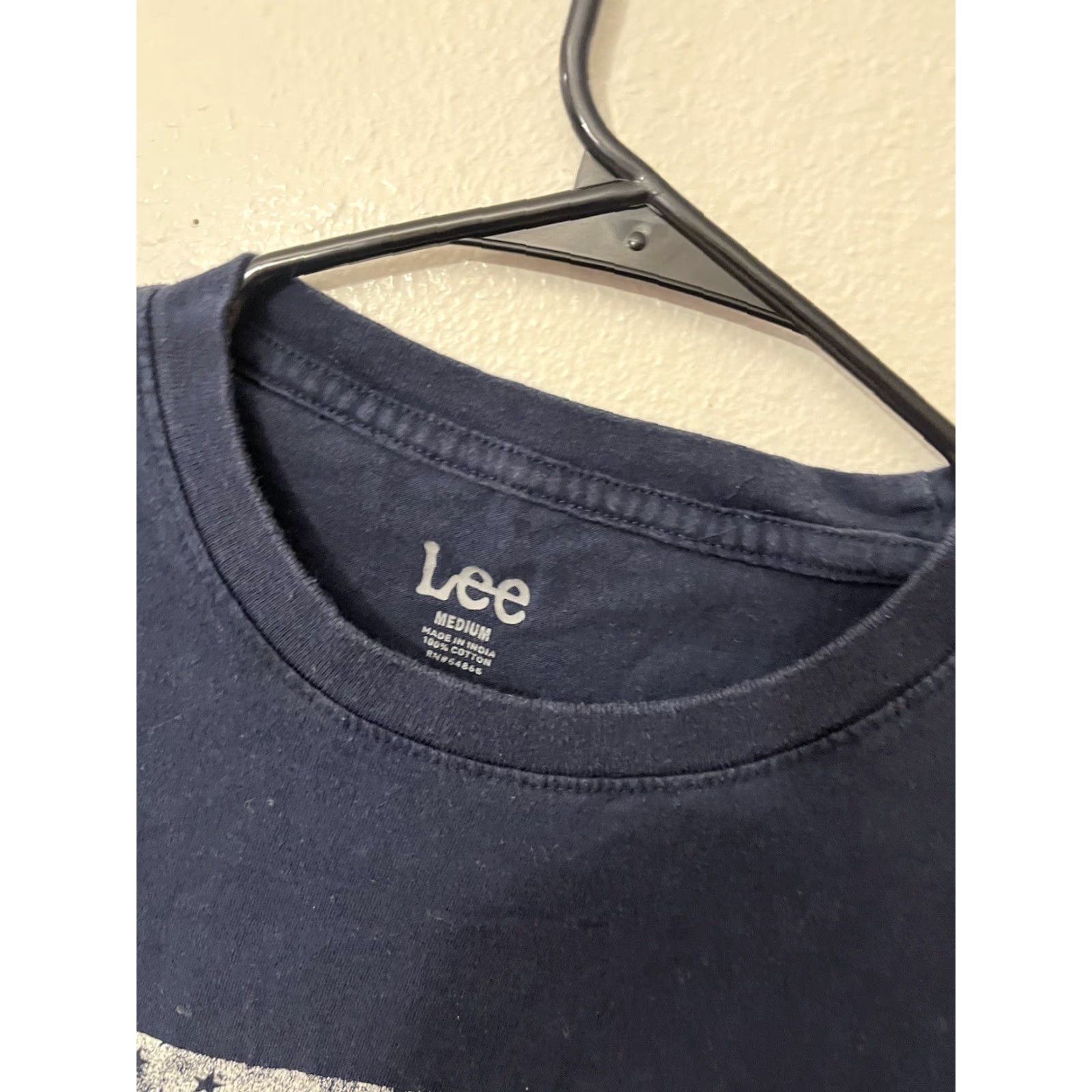 Lee Lee American Flag Graphic T-Shirt Men’s Size M Short Sleeve Blue Jersey 2010s Size US M / EU 48-50 / 2 - 4 Thumbnail