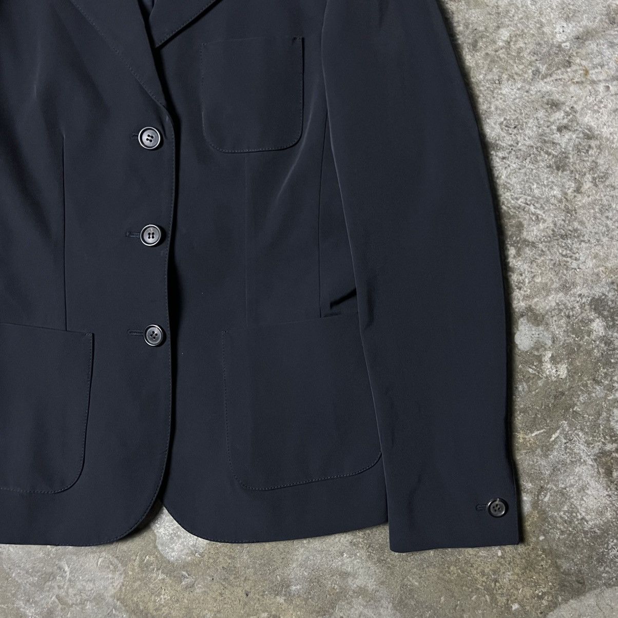Prada Prada - SS02 - Technical Jersey Blazer (Black) Size XS / US 0-2 / IT 36-38 - 3 Thumbnail