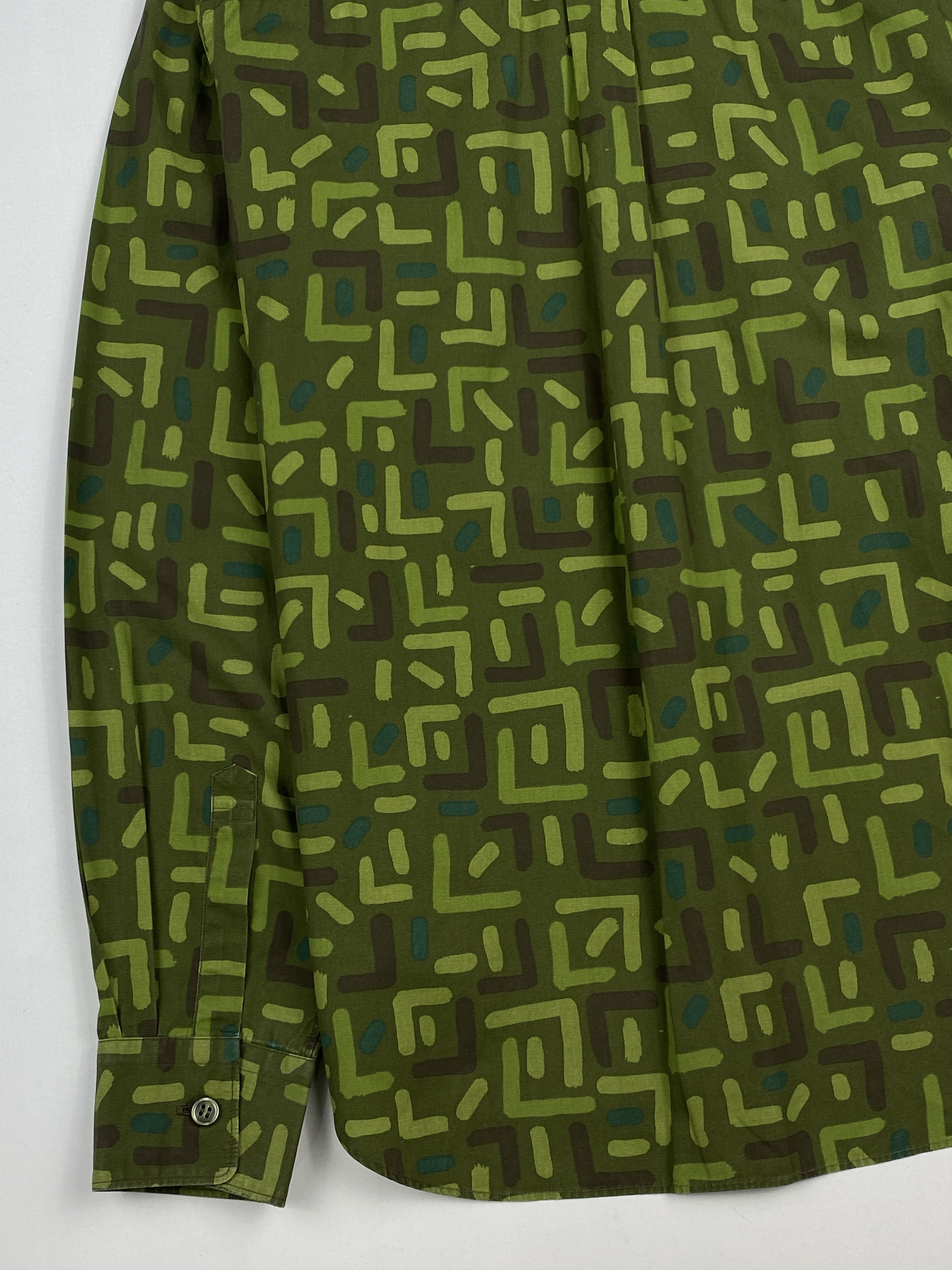 Comme des Garcons Black AD2014 Geometric Print Long Sleeves Shirt Size US XS / EU 42 / 0 - 12 Thumbnail
