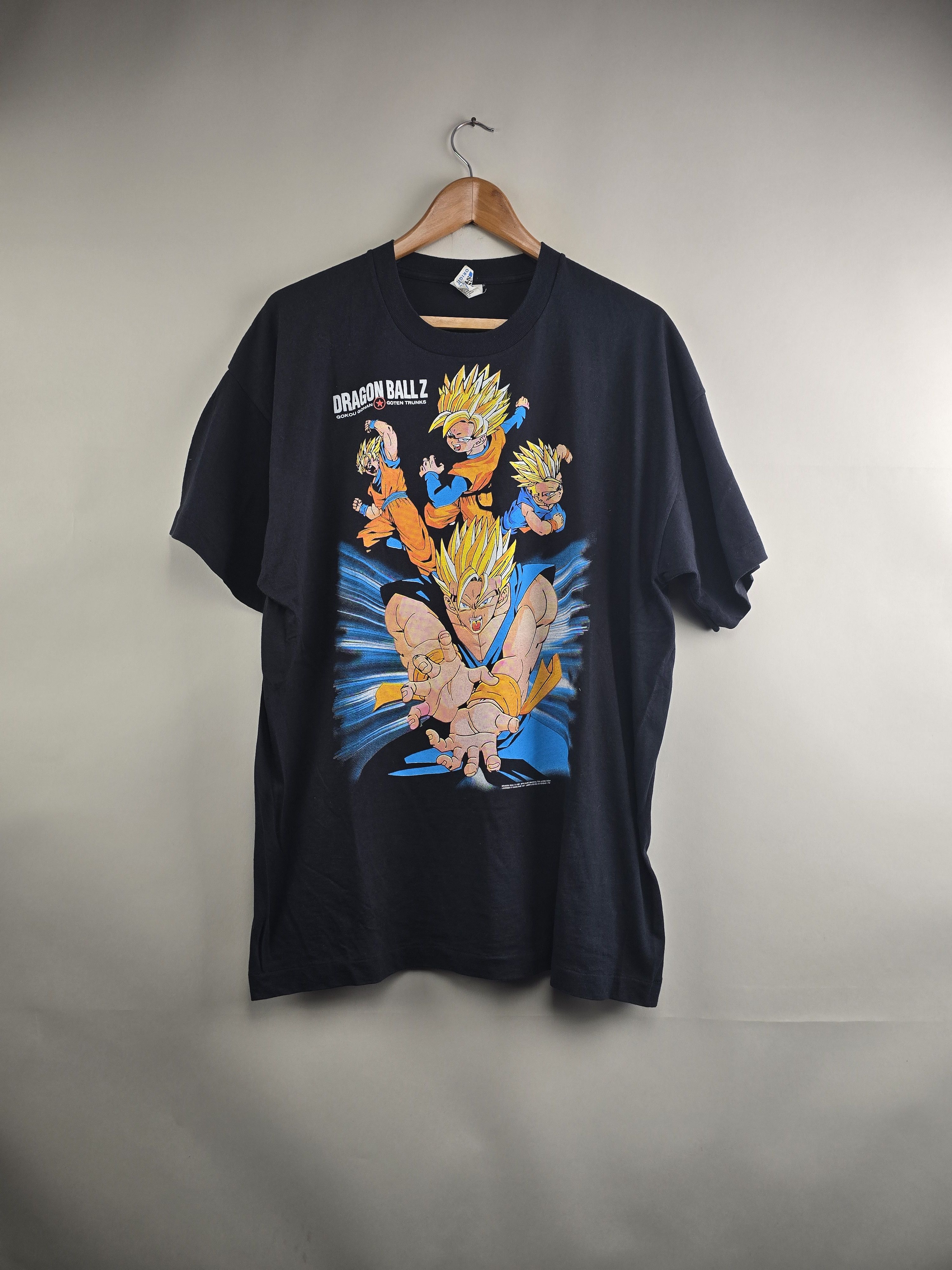 Anime × Vintage 90s Dragon Ball Z Goku Gohan Goten Trunks Anime