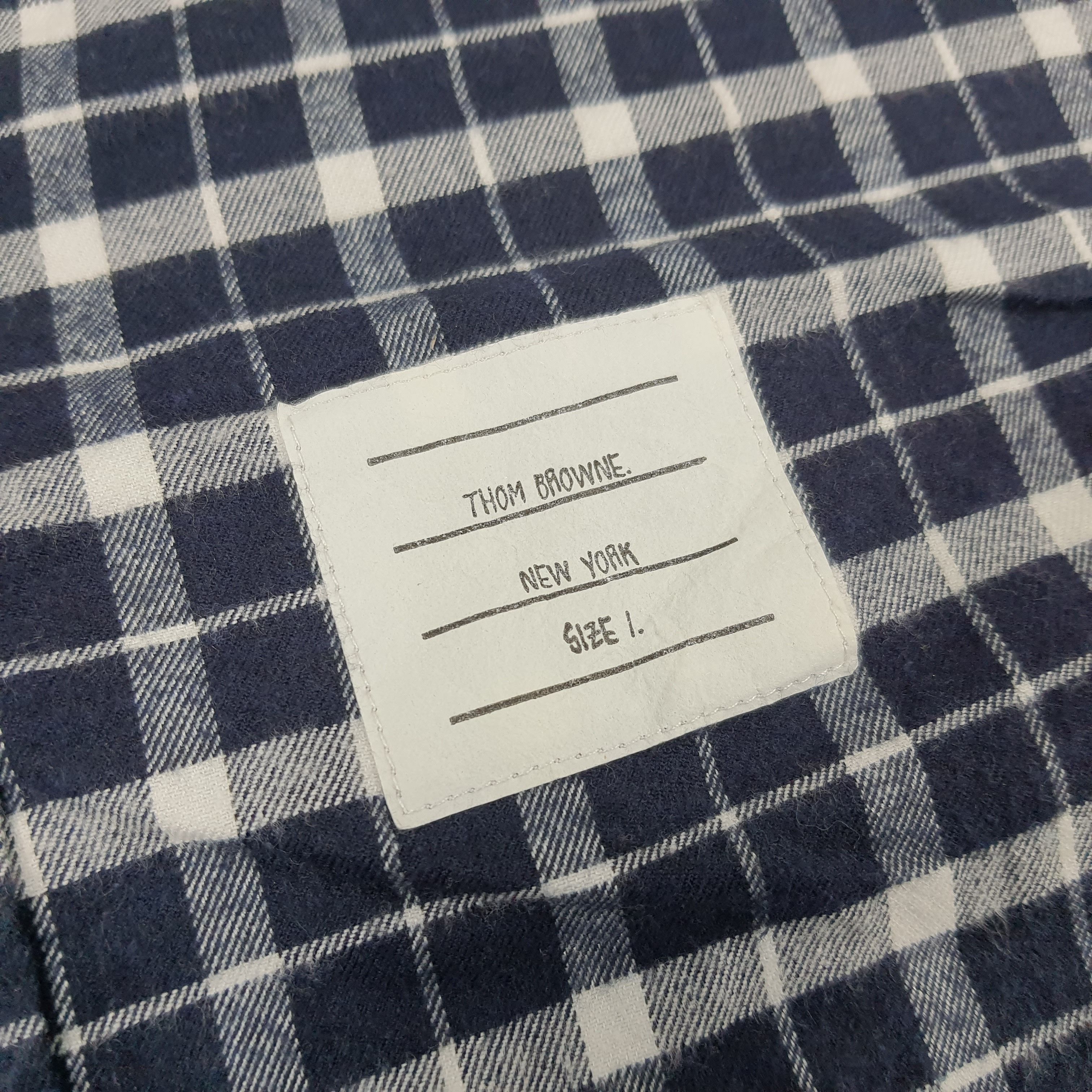 Japanese Brand Vintage Thom Browne New York Button Up Long Sleeve Shirt Size US S / EU 44-46 / 1 - 3 Thumbnail