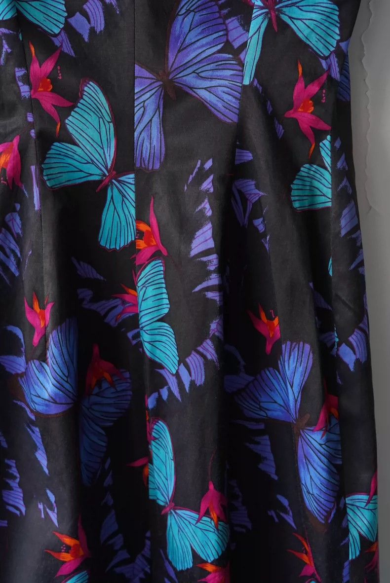 Kenzo KENZO Butterfly Iris Dress Size XS / US 0-2 / IT 36-38 - 7 Thumbnail