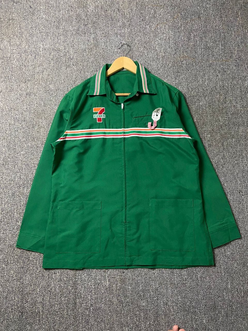 Japanese Brand 7 Eleven Japanese Brand Zip Up Uniform Jacket (181) Size US L / EU 52-54 / 3 - 1 Thumbnail