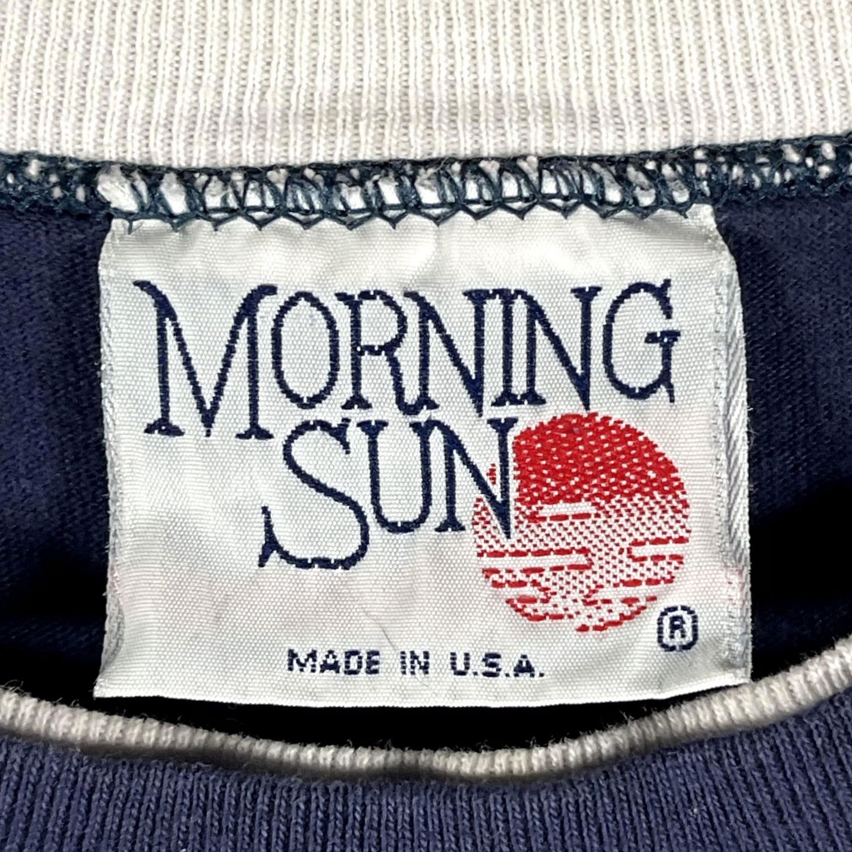 Vintage VINTAGE Morning Sun Shirt Womens Large Blue Birdhouse Tulip Ringer USA 90s Size L / US 10 / IT 46 - 7 Thumbnail
