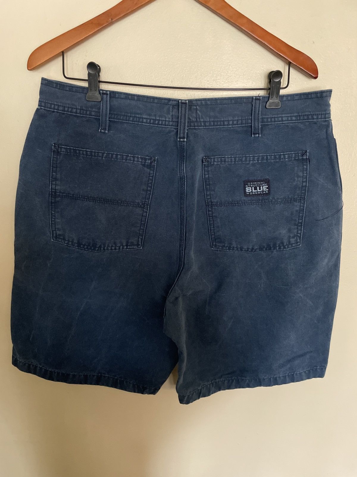 Structure × Vintage Original Structure Original Workwear denim canvas shorts 36 Size US 36 / EU 52 - 5 Thumbnail