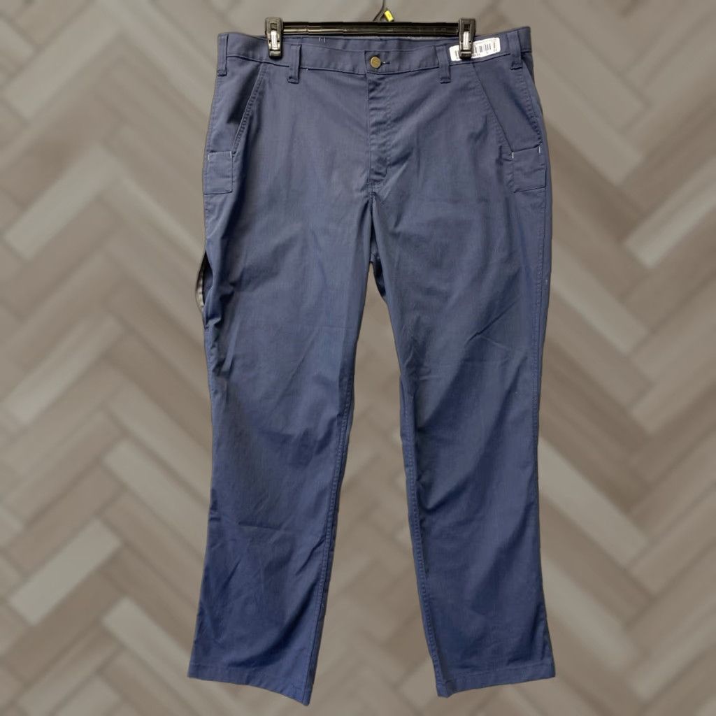 Carhartt Carhartt Pants Men 40x32 Cargo Workwear Blue 160-26 Relaxed Straight 5-Pocket Zipper Button Carhartt Branding Size US 40 / EU 56 - 1 Thumbnail