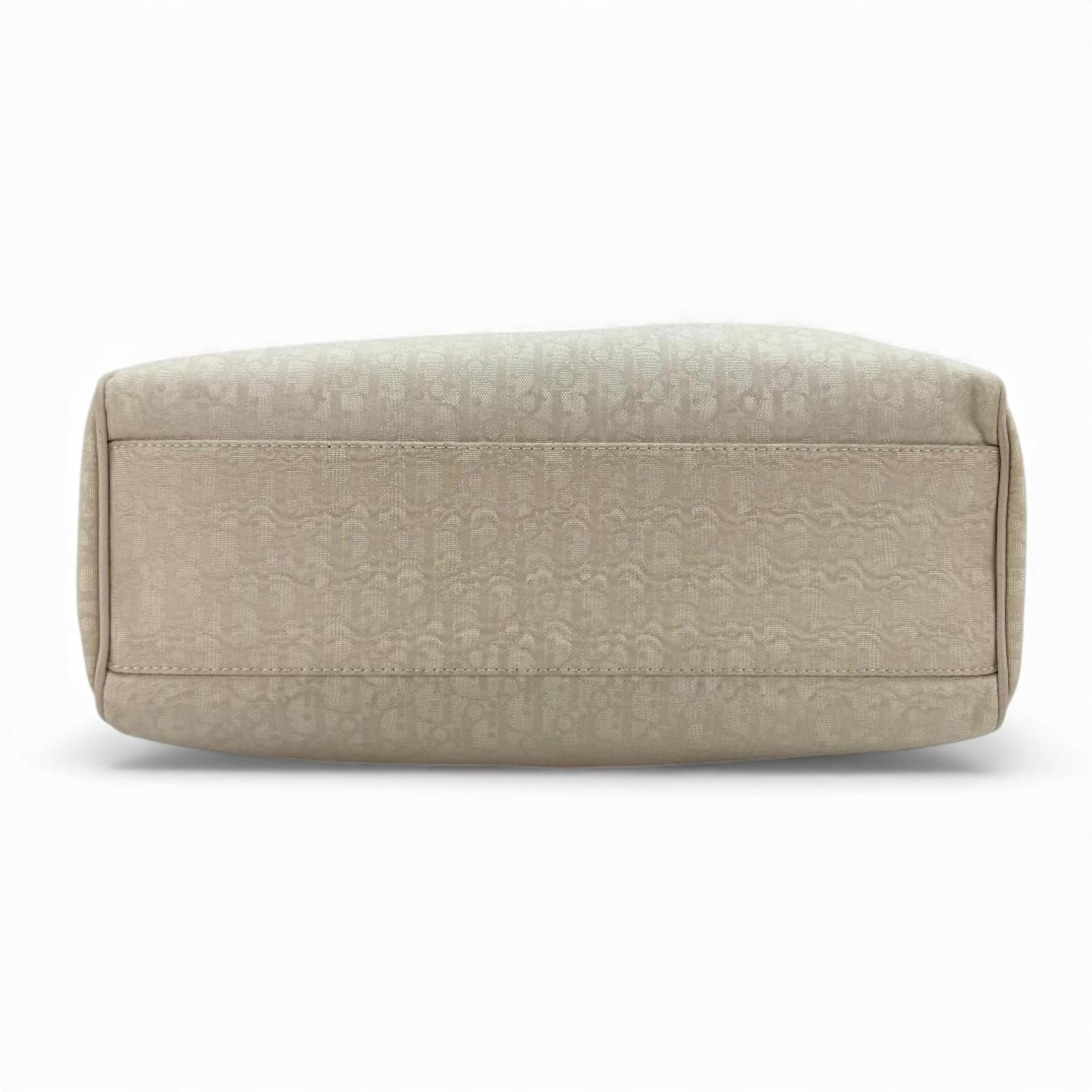 Dior Dior - Beige Monogram Canvas Handbag Size ONE SIZE - 3 Thumbnail