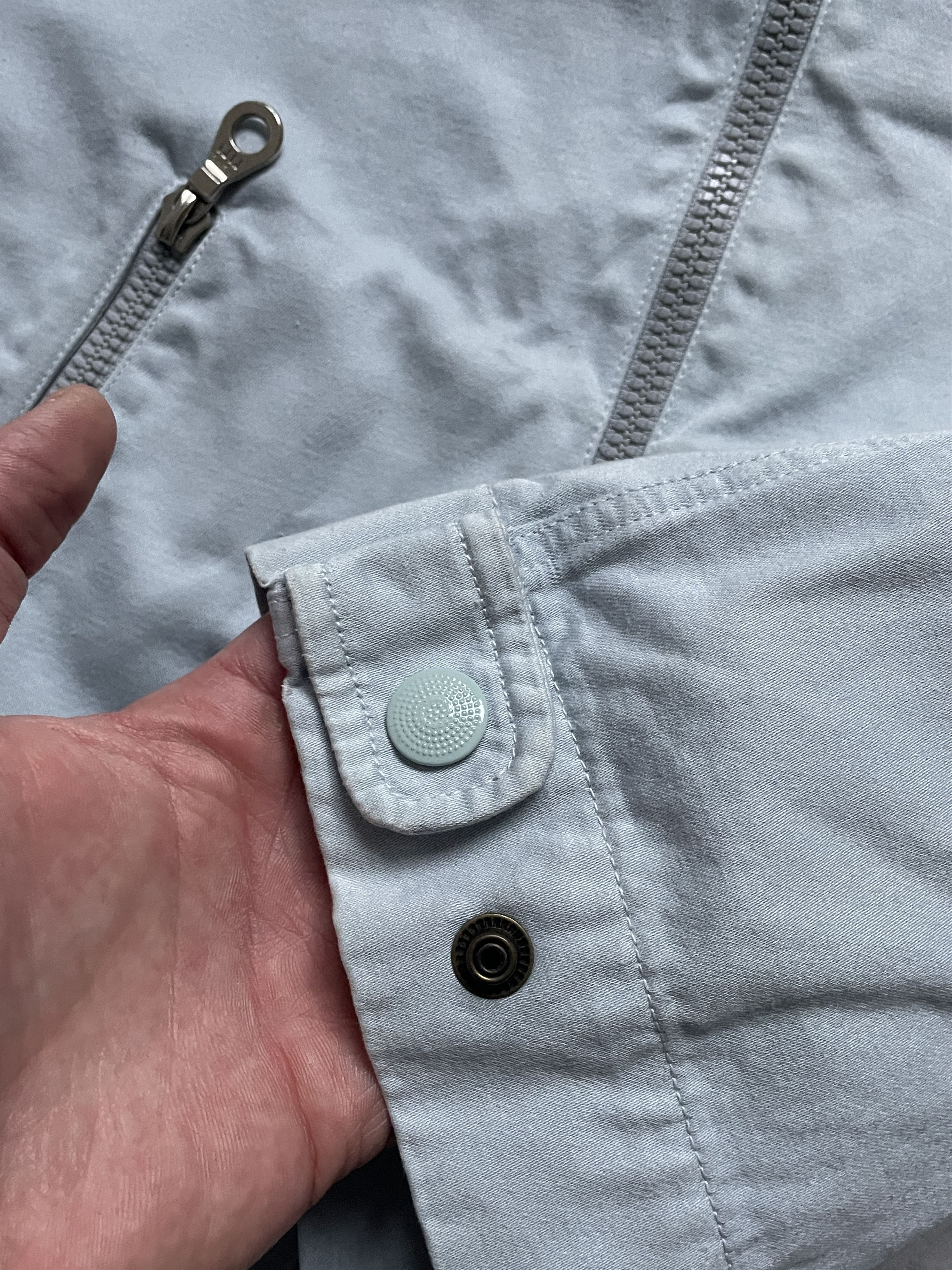 Katharine Hamnett London Y2K KATHARINE HAMNETT LONDON BABY BLUE OVERSIHR DENIM JACKET Size US S / EU 44-46 / 1 - 7 Thumbnail