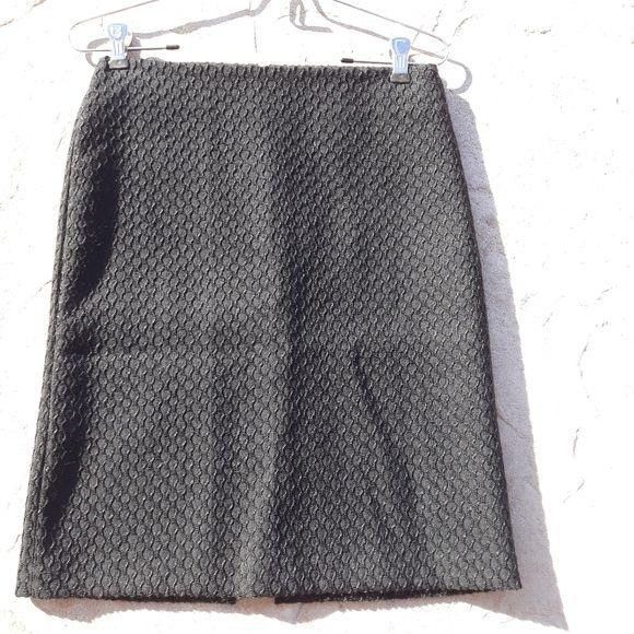 Other Costume National Italian Wool Skater Skirt Sz 4 Black Honeyc Size 27" / US 4 / IT 40 - 11 Thumbnail