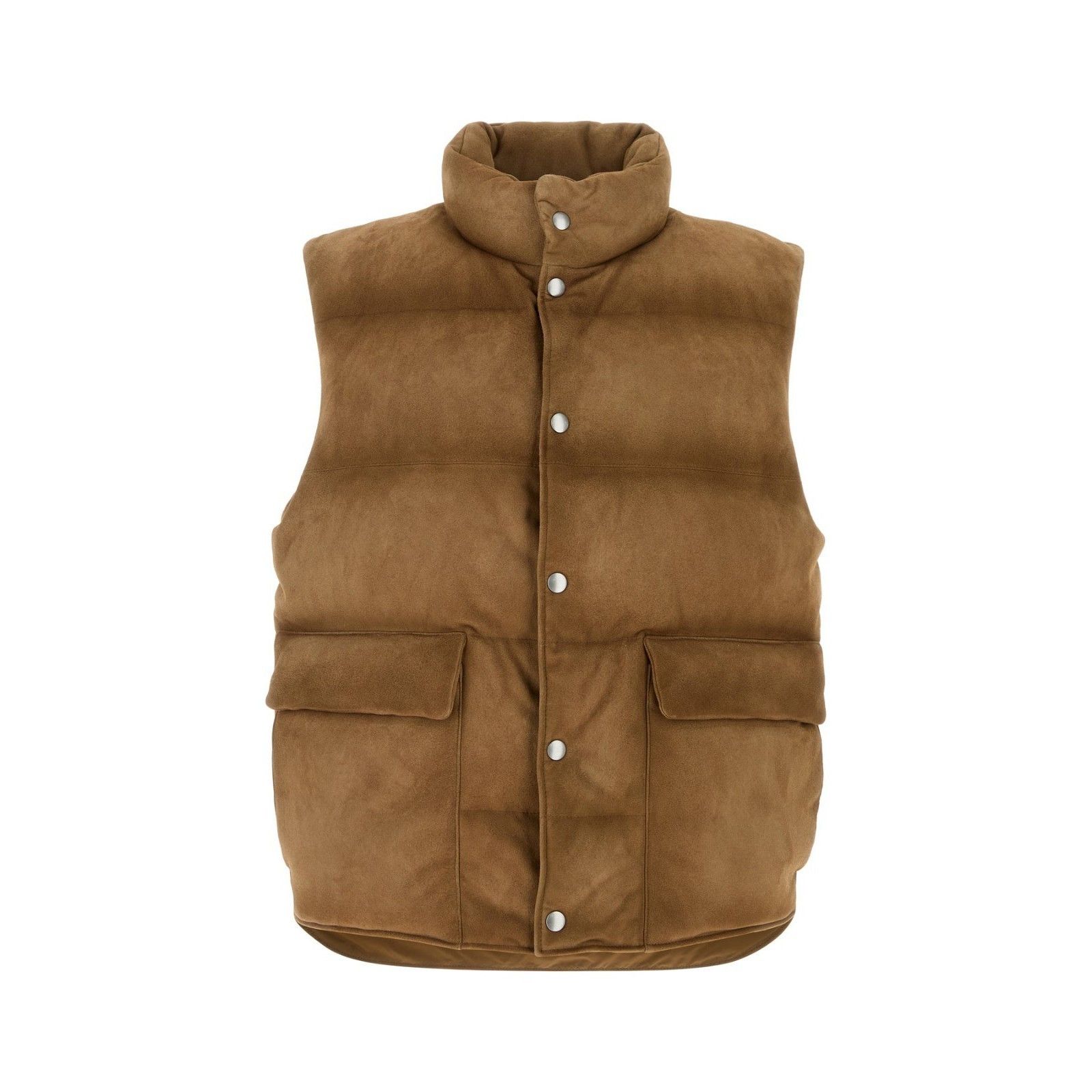 Prada PRADA Biscuit Suede Sleevless Down Jacket New & Authentic (M Size US L / EU 52-54 / 3 - 1 Thumbnail