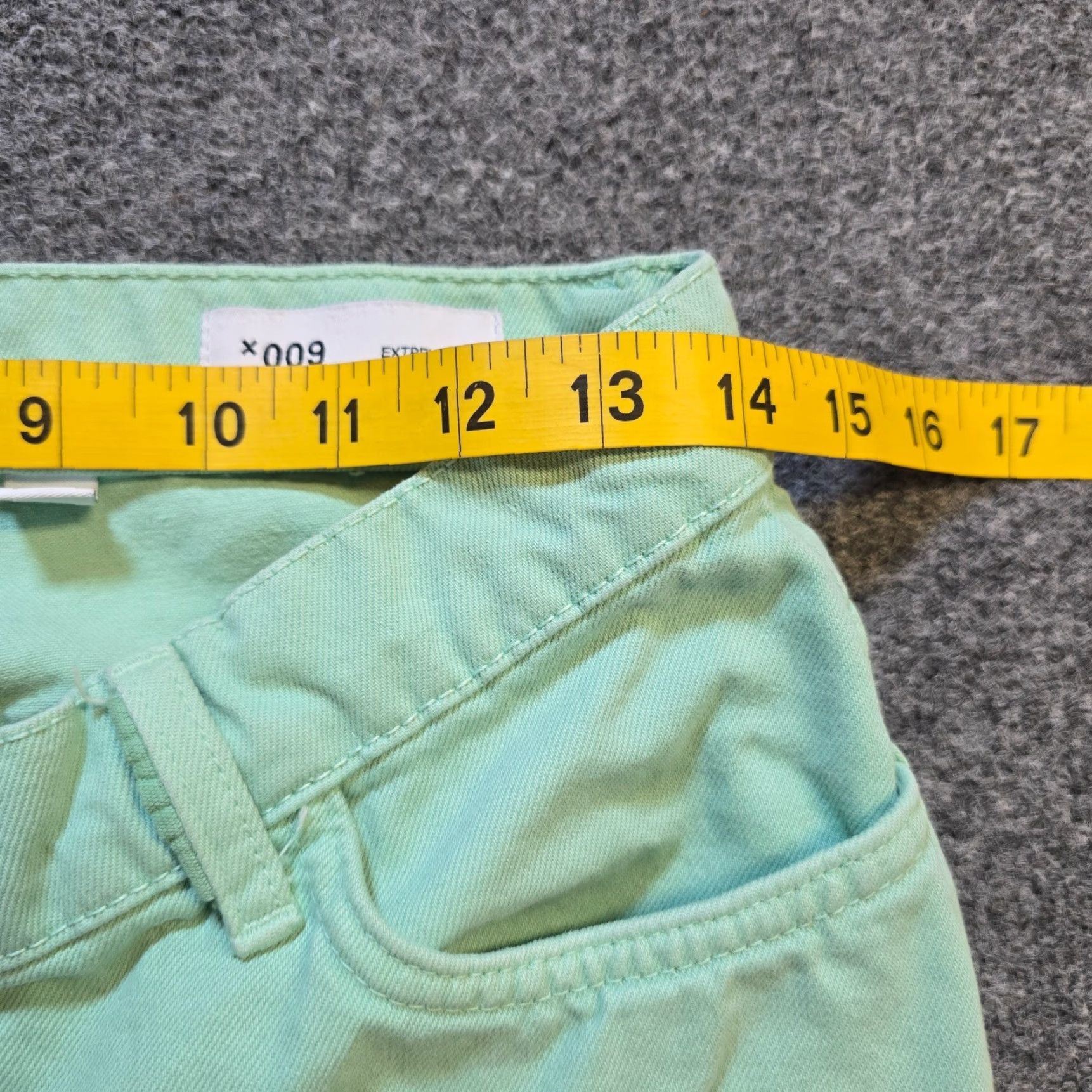 Vintage COLLUSION Jeans Womens 28 Green Baggy Straight Denim Casual Y2K Classic Baggy Straight Leg Regular Rise High Cotton Denim 32 In Inseam Womens Size 28" / US 6 / IT 42 - 7 Thumbnail