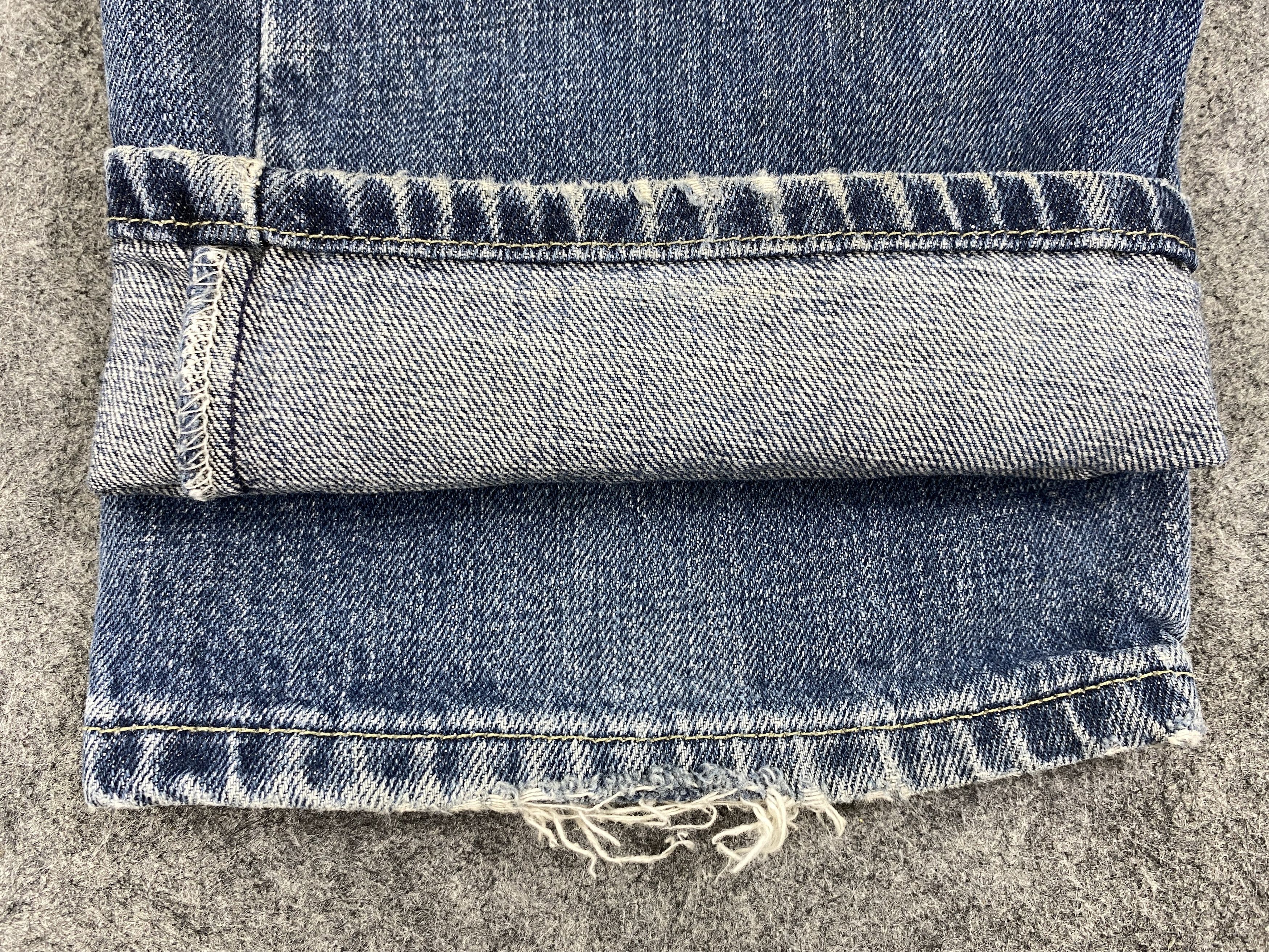 Levi's Blue Distressed Vintage Levi's 505 Jeans 34x30 Denim JN1286 Size US 34 / EU 50 - 11 Thumbnail