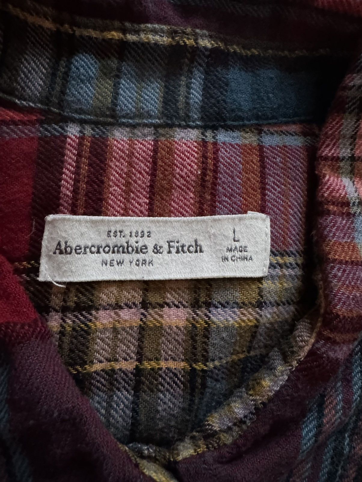 Abercrombie & Fitch ABERCOMBIE & FITCH QUALITY FLANNEL BUTTON UP SHIRT Size US M / EU 48-50 / 2 - 2 Thumbnail