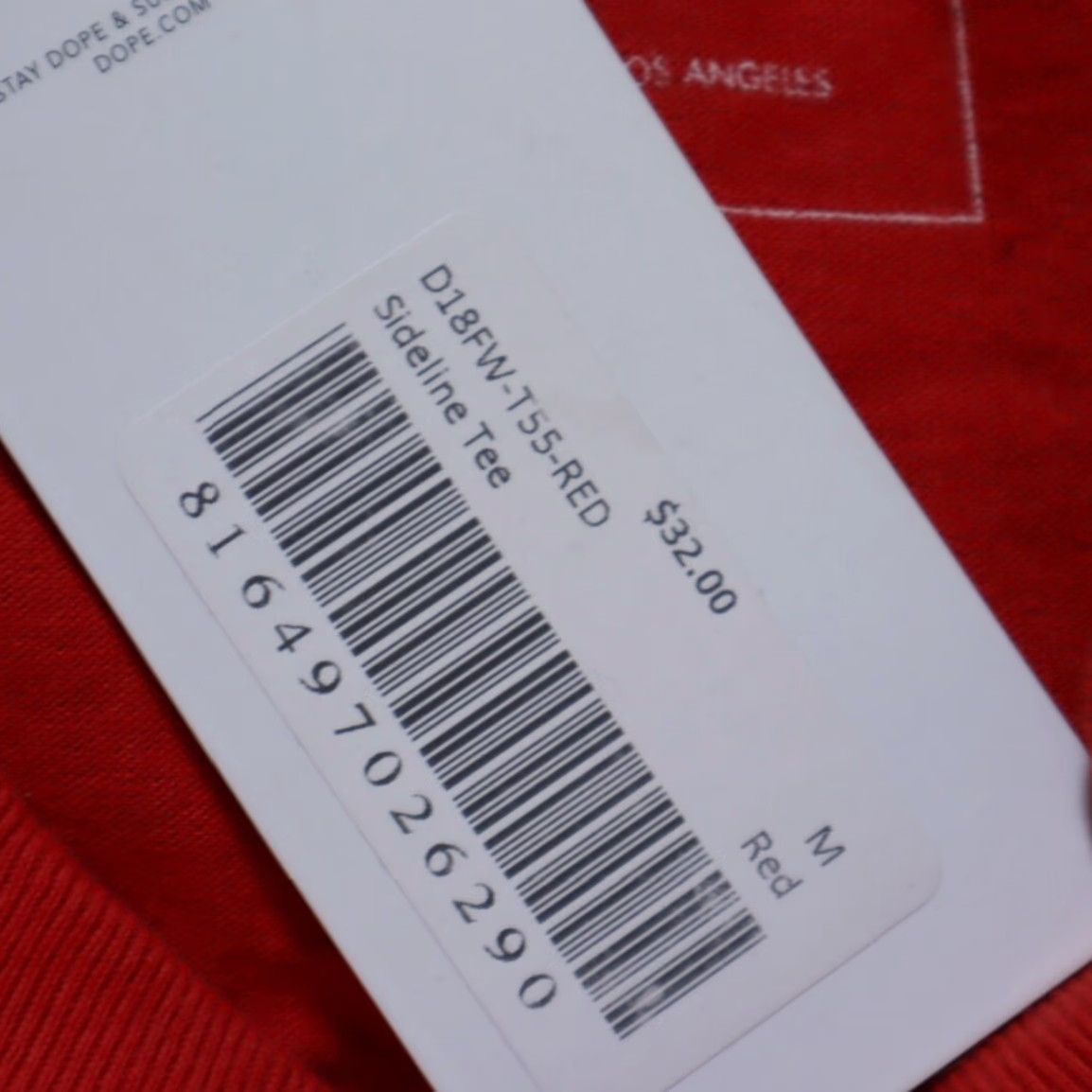 Vintage Dope Sport USA Made in US Solid T-Shirt Red Men's M Size US M / EU 48-50 / 2 - 7 Thumbnail