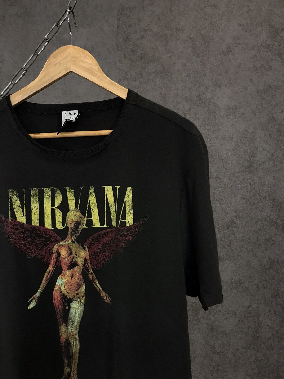 Nirvana T Shirt In Utero Band Logo Nouveau Officiel Homme
