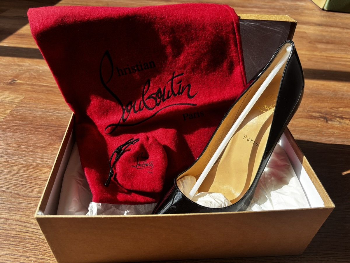 Christian Louboutin So Kate 120 Patent in Black, Women's (Size 11)