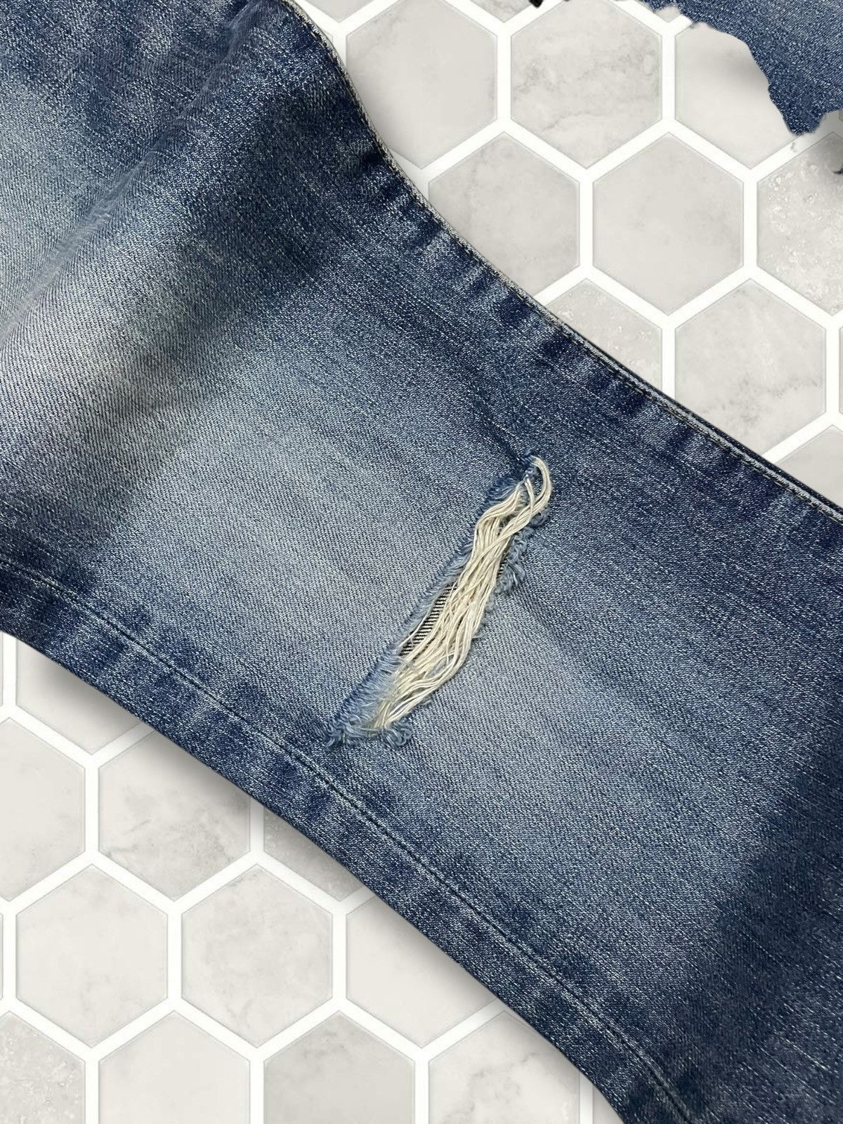 Hysteric Glamour Vintage Designer Japan 90s Rna Small Flared Distressed Denim Size US 28 / EU 44 - 8 Thumbnail