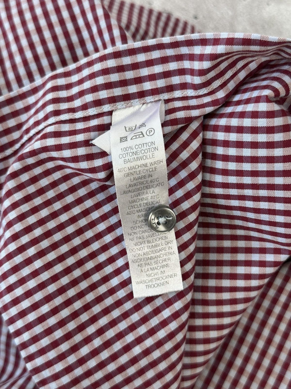 Paul Smith Paul Smith Classic Fit Check Made in Italy Long Sleeve Shirt Size US L / EU 52-54 / 3 - 9 Thumbnail