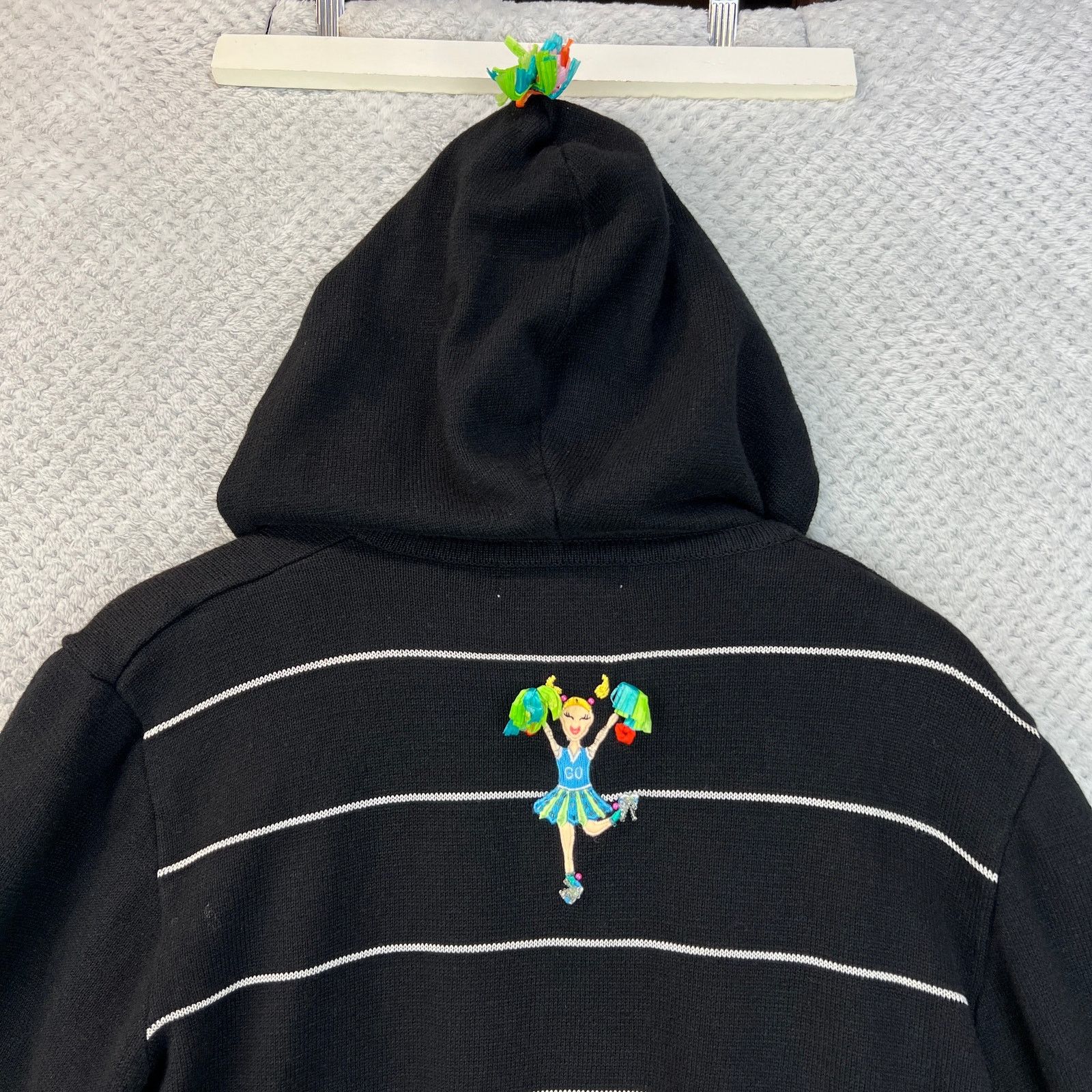 Other Jack B Quick Womens Hooded Cardigan 90s Cheerleading Sz PL Size M / US 6-8 / IT 42-44 - 15 Thumbnail