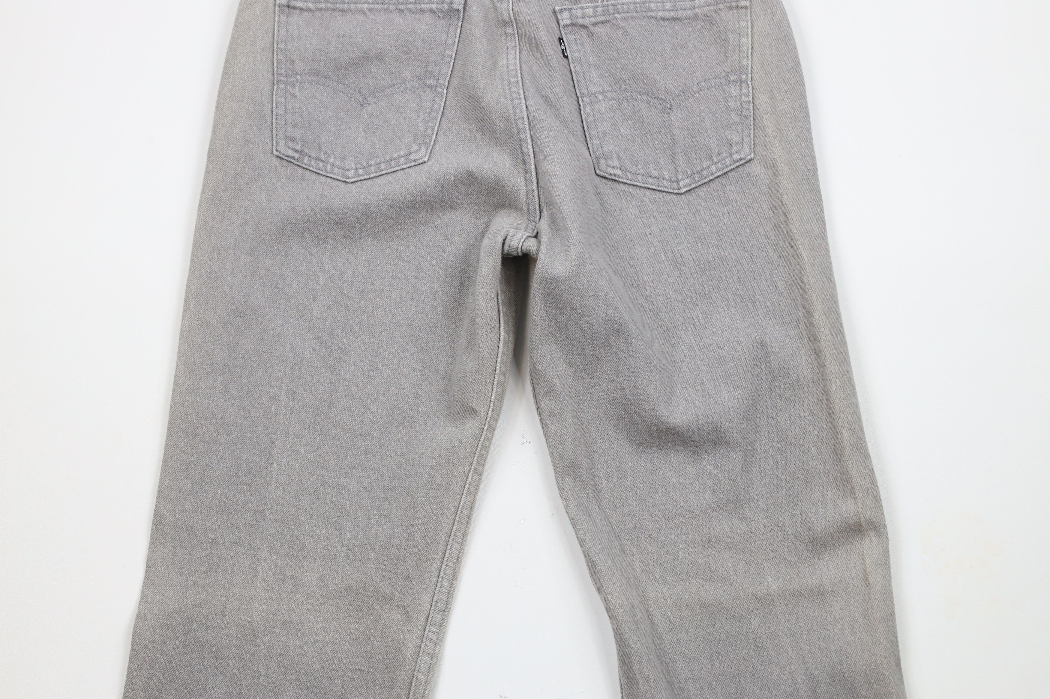 Levi's × Vintage Vintage 90s Levis Tab Straight Leg Denim Jeans Gray USA Size US 30 / EU 46 - 11 Thumbnail