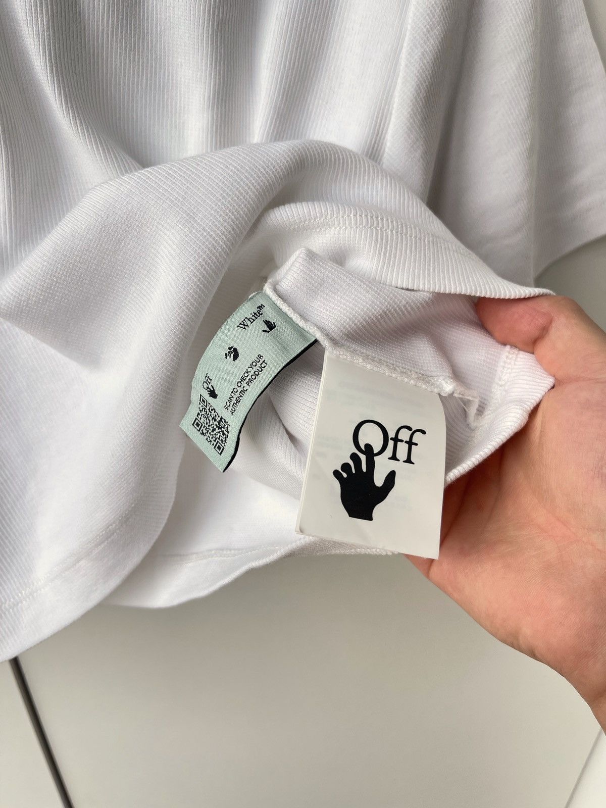 Off-White Off-White Crop Top Size L / US 10 / IT 46 - 5 Thumbnail