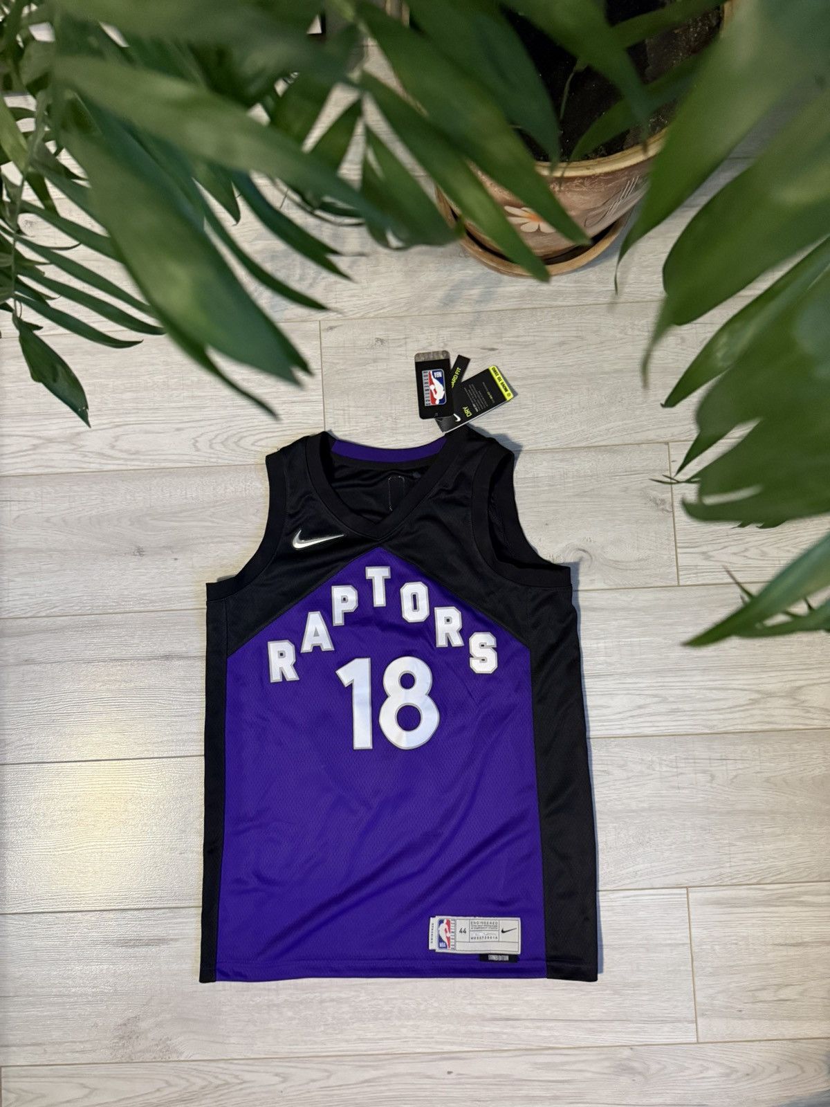 Nike BNWT Nike Toronto Raptors Yuta Watanabe 2021 Earned Swingman Size US M / EU 48-50 / 2 - 1 Thumbnail
