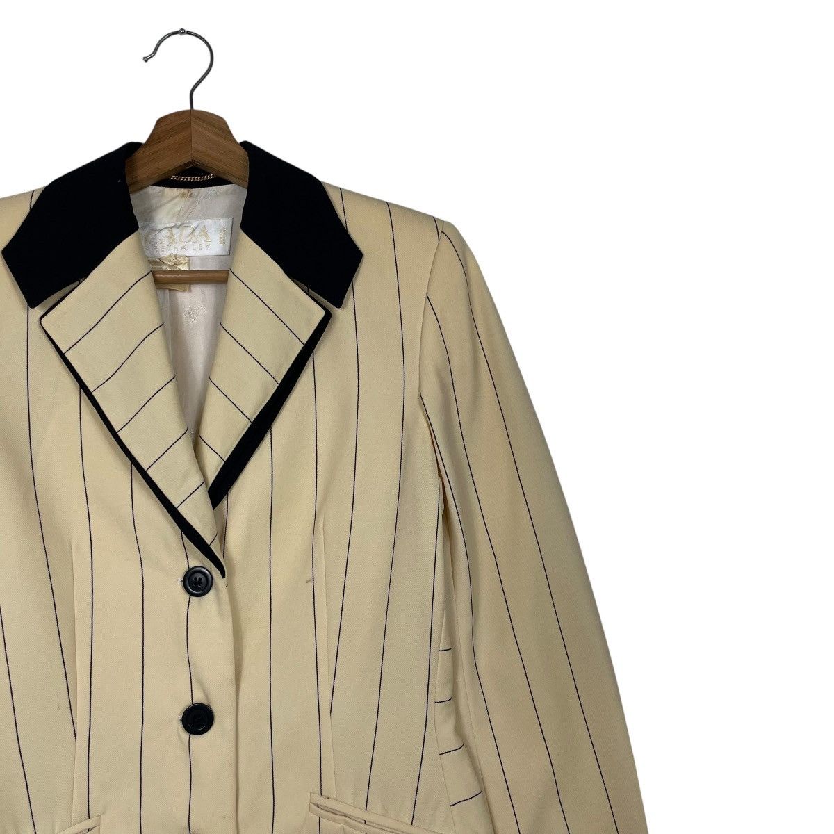 Escada Escada By Margaretha Ley Stripe Wool Jacket Size M / US 6-8 / IT 42-44 - 5 Thumbnail