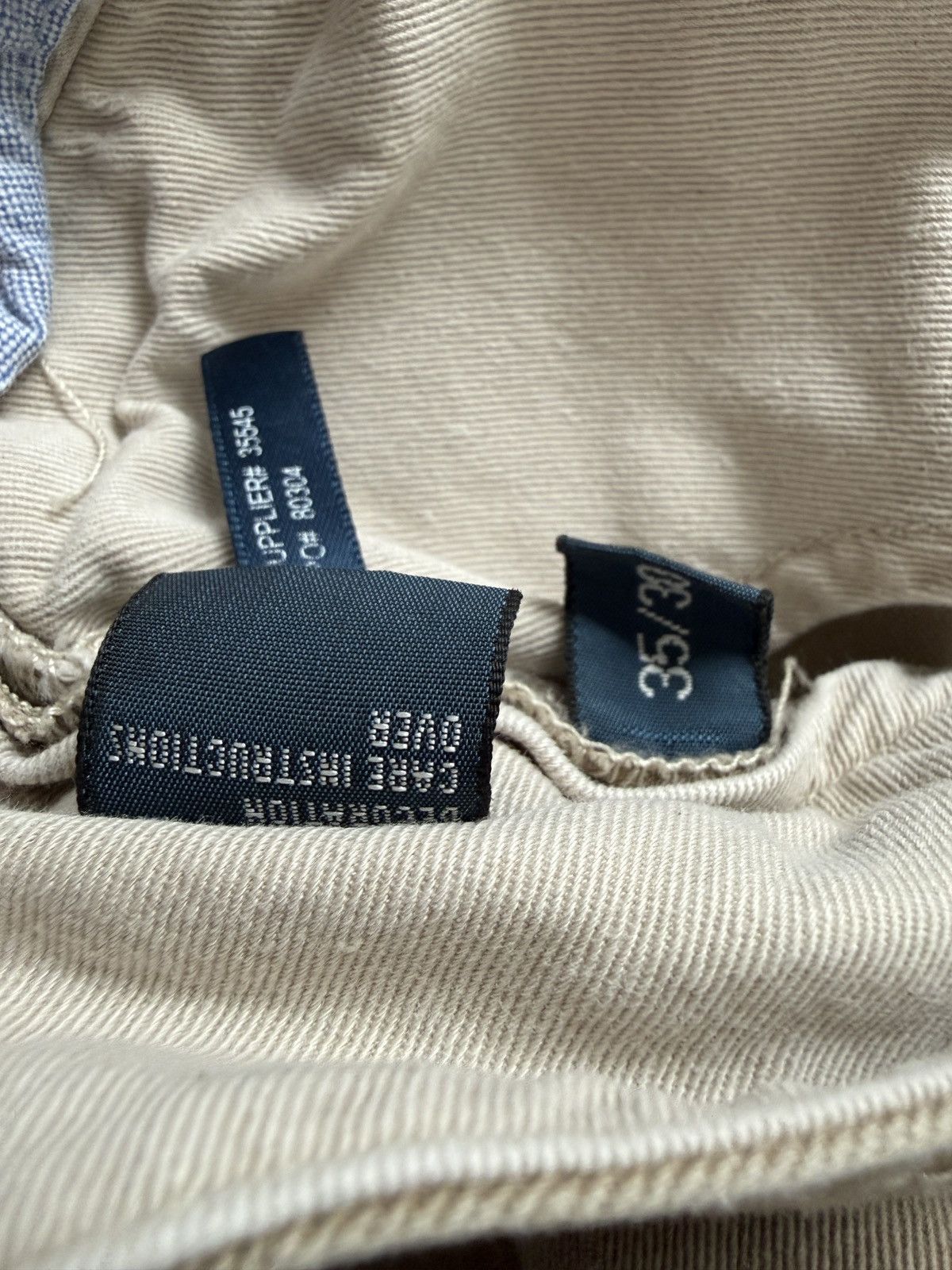 Polo Ralph Lauren Vintage Polo Ralph Lauren GI Fit Military Chino Trousers Size US 35 - 4 Thumbnail