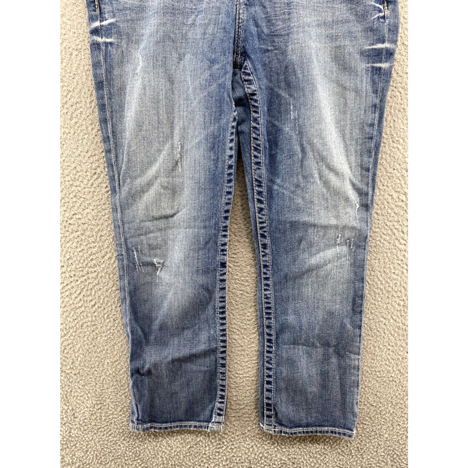 Vintage BIG STAR Women’s Maddie Bootcut Mid Rise Jeans SZ 28 Blue Denim Cotton Spandex Boots Cut Style: Bootcut, Stars, Embroidered, Logo, Pockets Womens Size 28" / US 6 / IT 42 - 2 Thumbnail