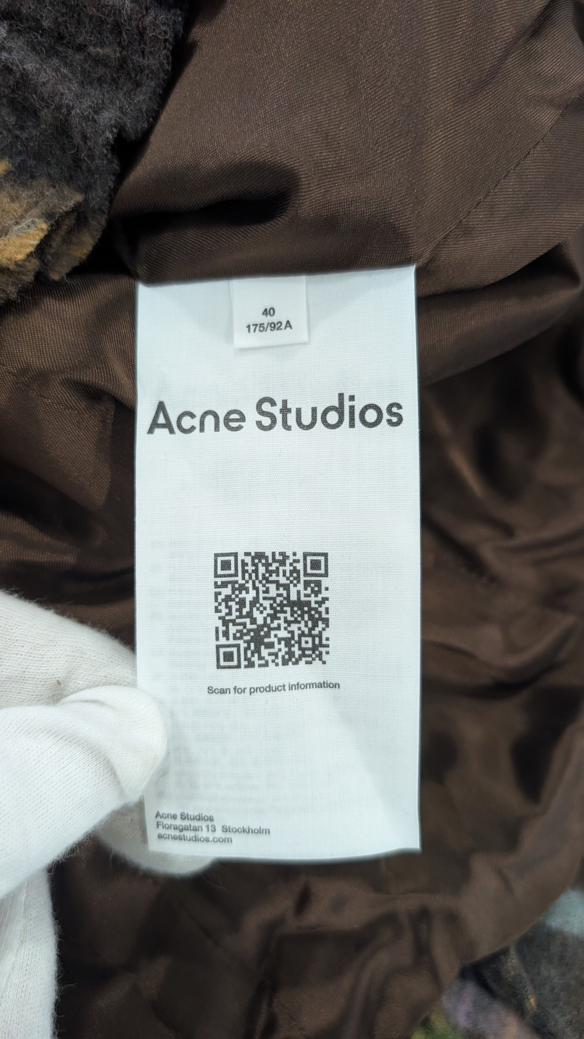 Acne Studios Acne Studios Delfin Plaid Wool Mini Dress Brown Ruffle Hem Size S / US 4 / IT 40 - 7 Thumbnail