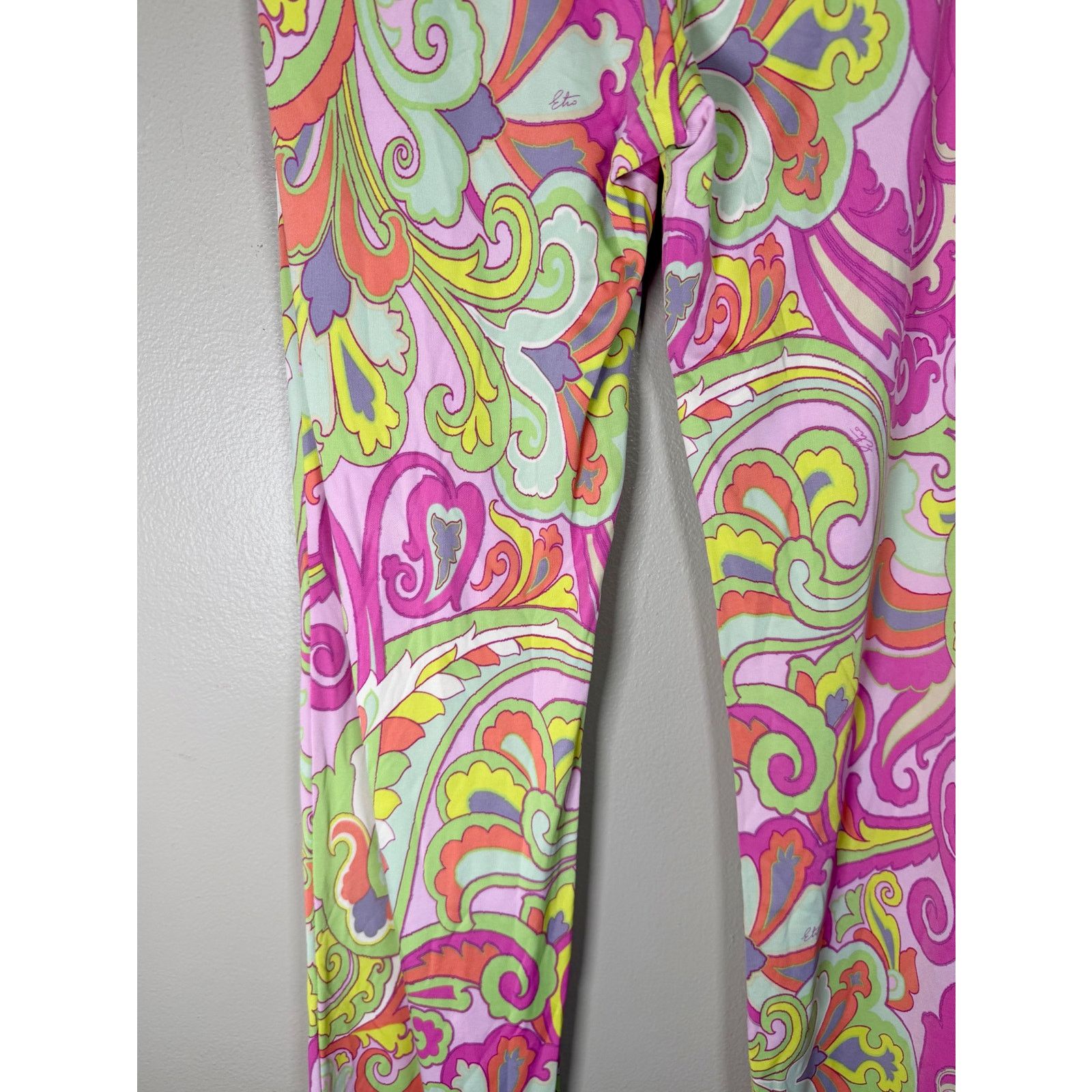 Etro Vintage Etro Paisley 60’s Hippie Flared Pants 42 IT/6 US Size 28" / US 6 / IT 42 - 10 Thumbnail