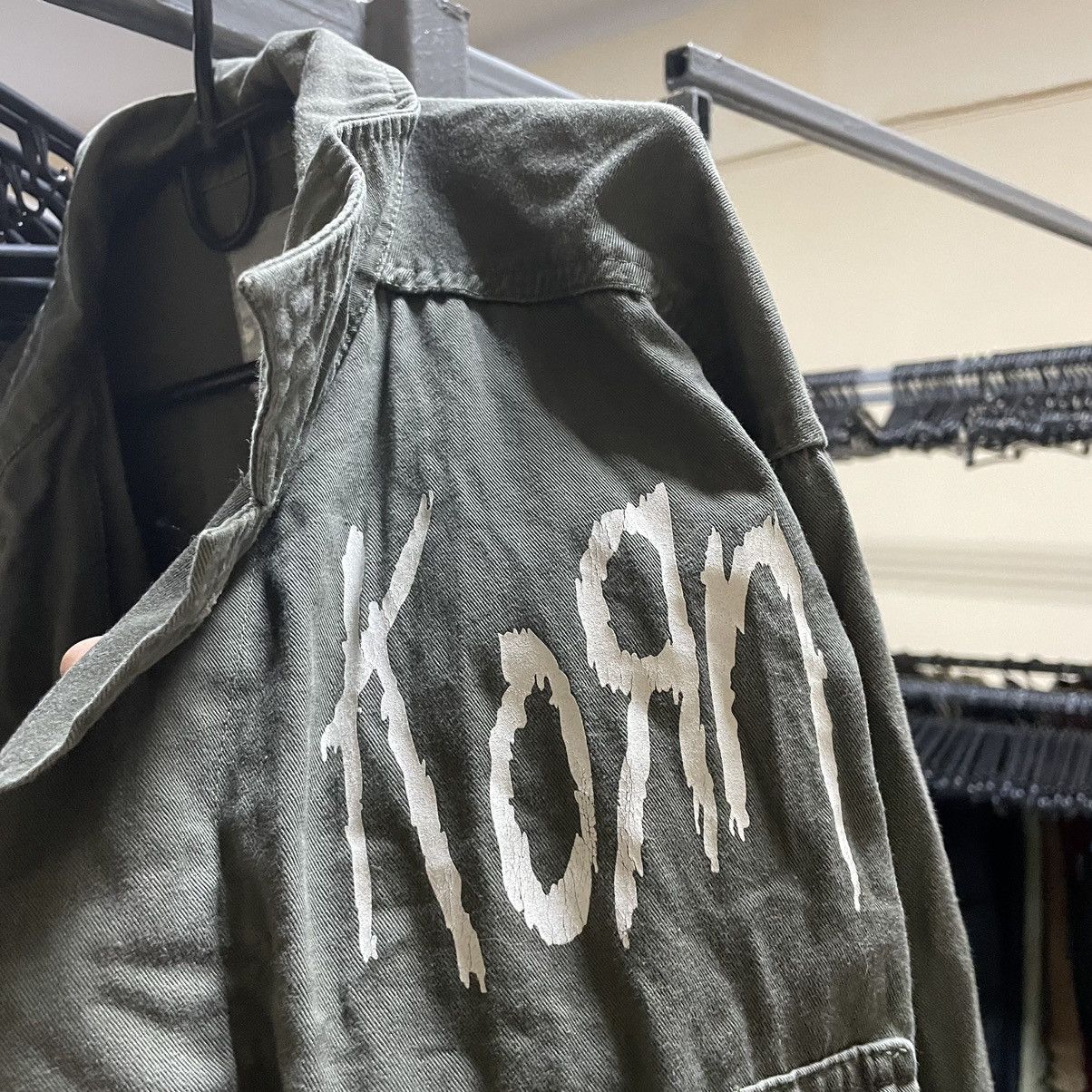Band Tees × Rage Against The Machine Vintage 90s KORN Band Coach Jacket m65 Rage Against cargo Size US M / EU 48-50 / 2 - 3 Thumbnail