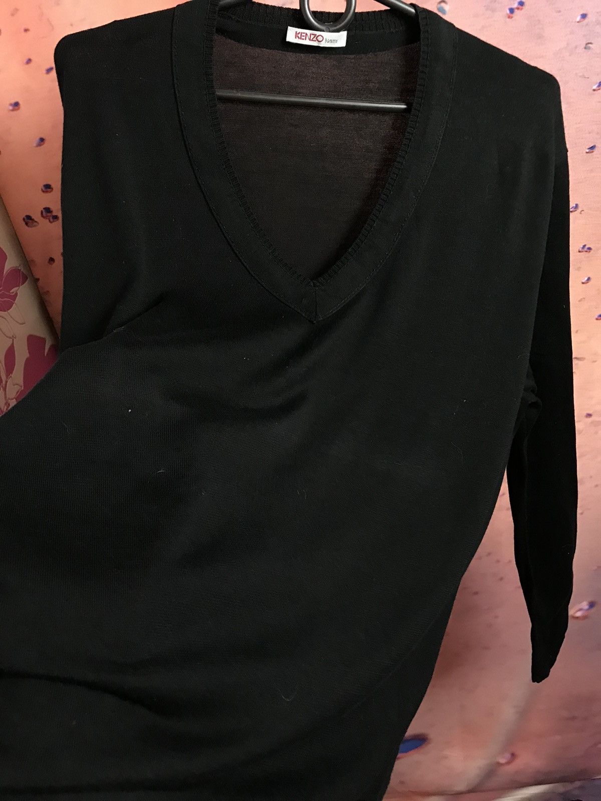 Kenzo Kenzo V-Neck luxury streetwear sweater Size US L / EU 52-54 / 3 - 5 Thumbnail