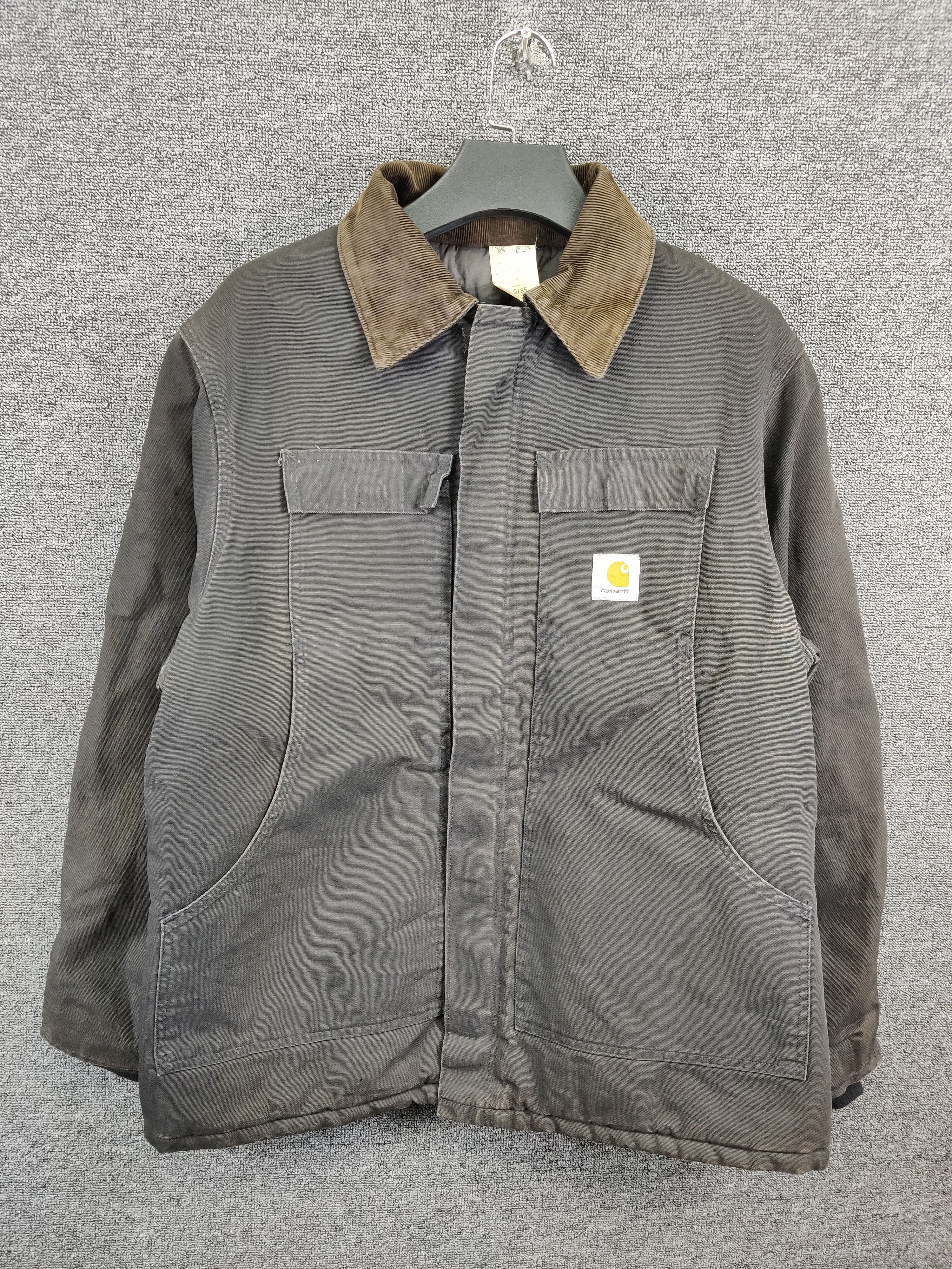 Carhartt Vintage 90s Carhartt Duck Canvas Work Jacket Size US L / EU 52-54 / 3 - 1 Thumbnail