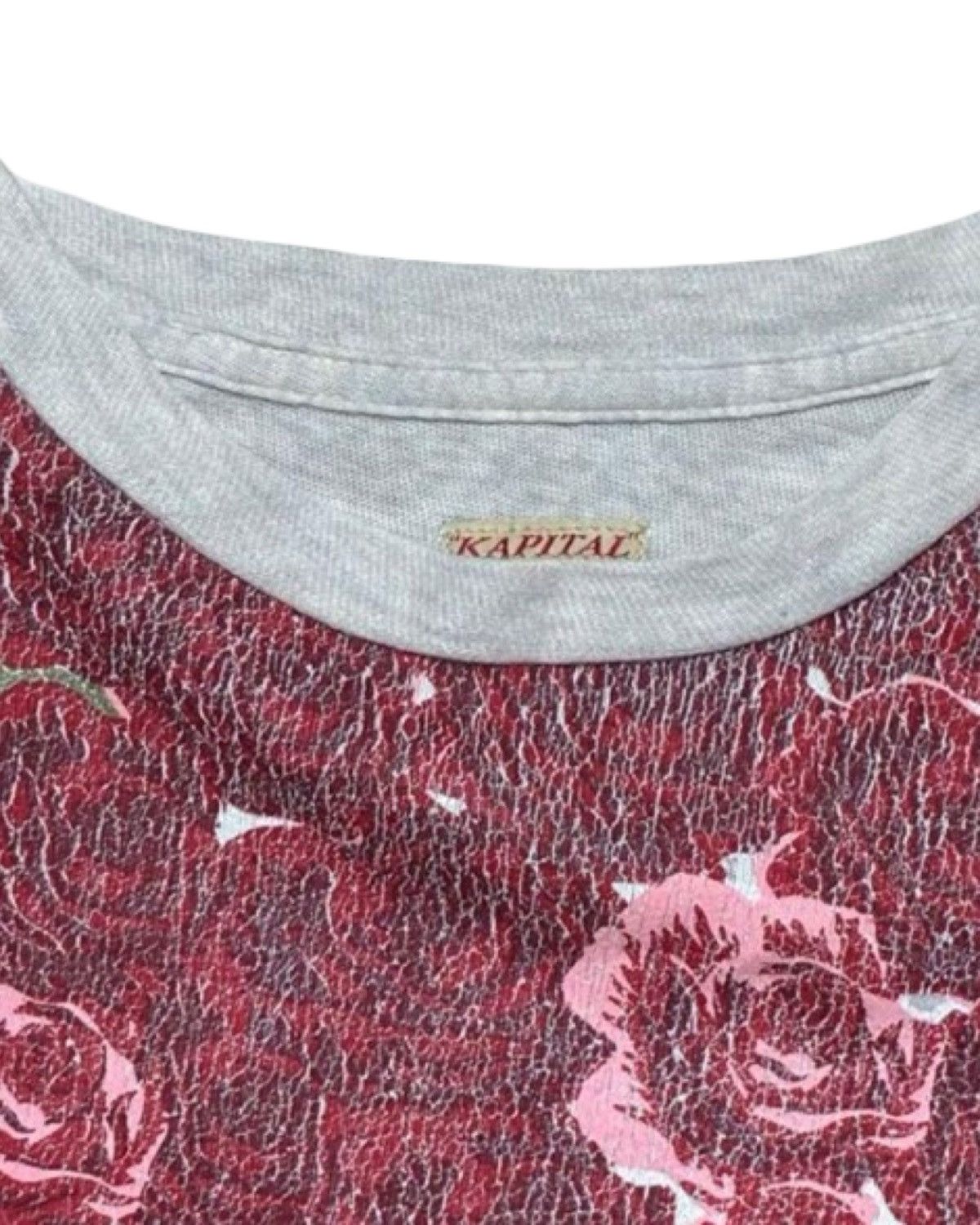Kapital Vintage Rose Print T-Shirt Size US S / EU 44-46 / 1 - 3 Thumbnail