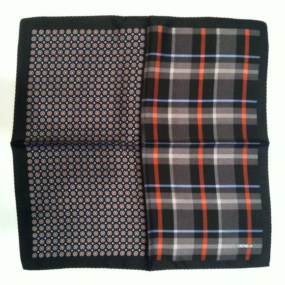 Daniel Cremieux DANIEL CREMIEUX MENS NEW BLACK SILK POCKET SQUARE 16" X 16" Size ONE SIZE - 1 Thumbnail