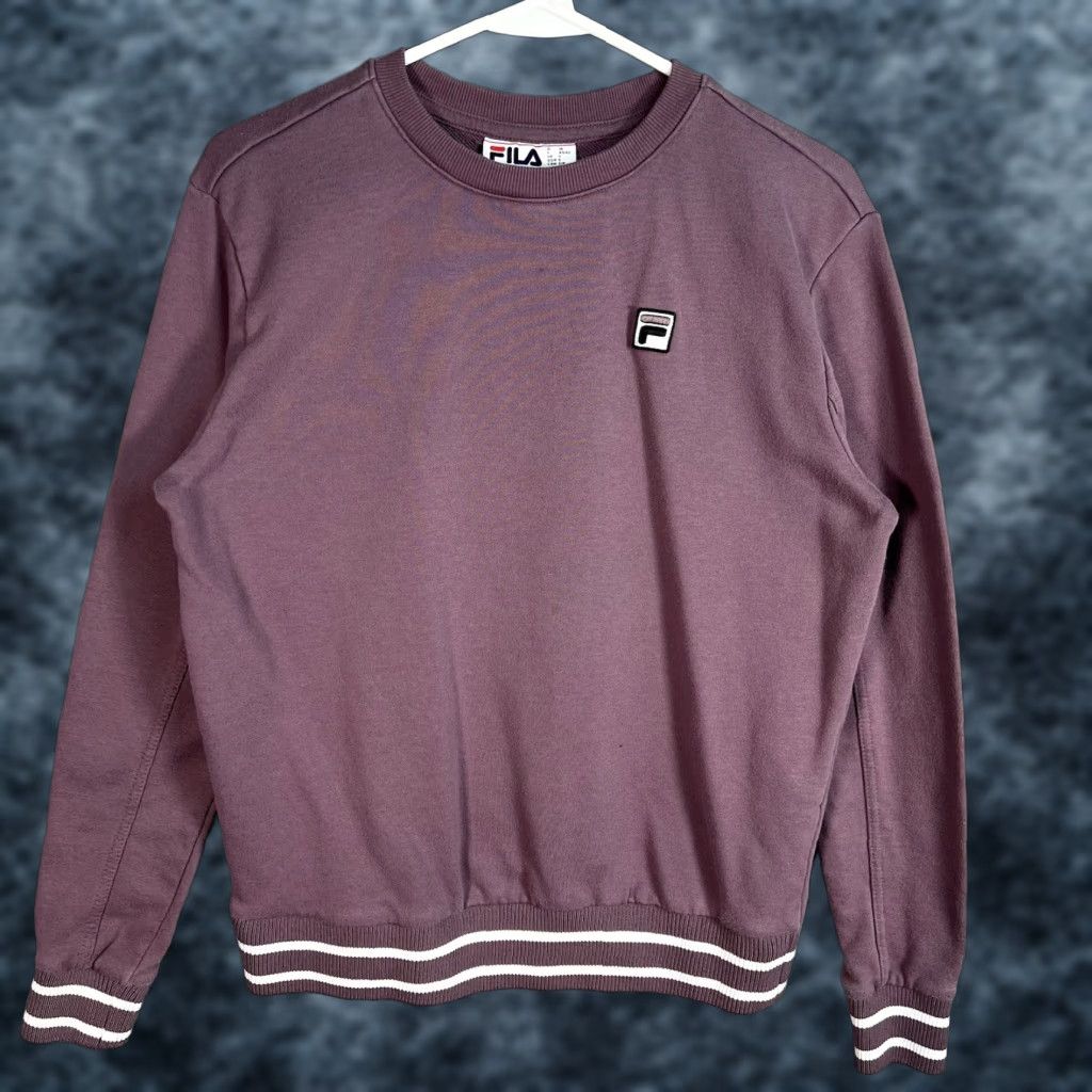 Fila Fila Sweater Crewneck Adult Small Purple Long Sleeve Pullover Mens Size US S / EU 44-46 / 1 - 1 Thumbnail