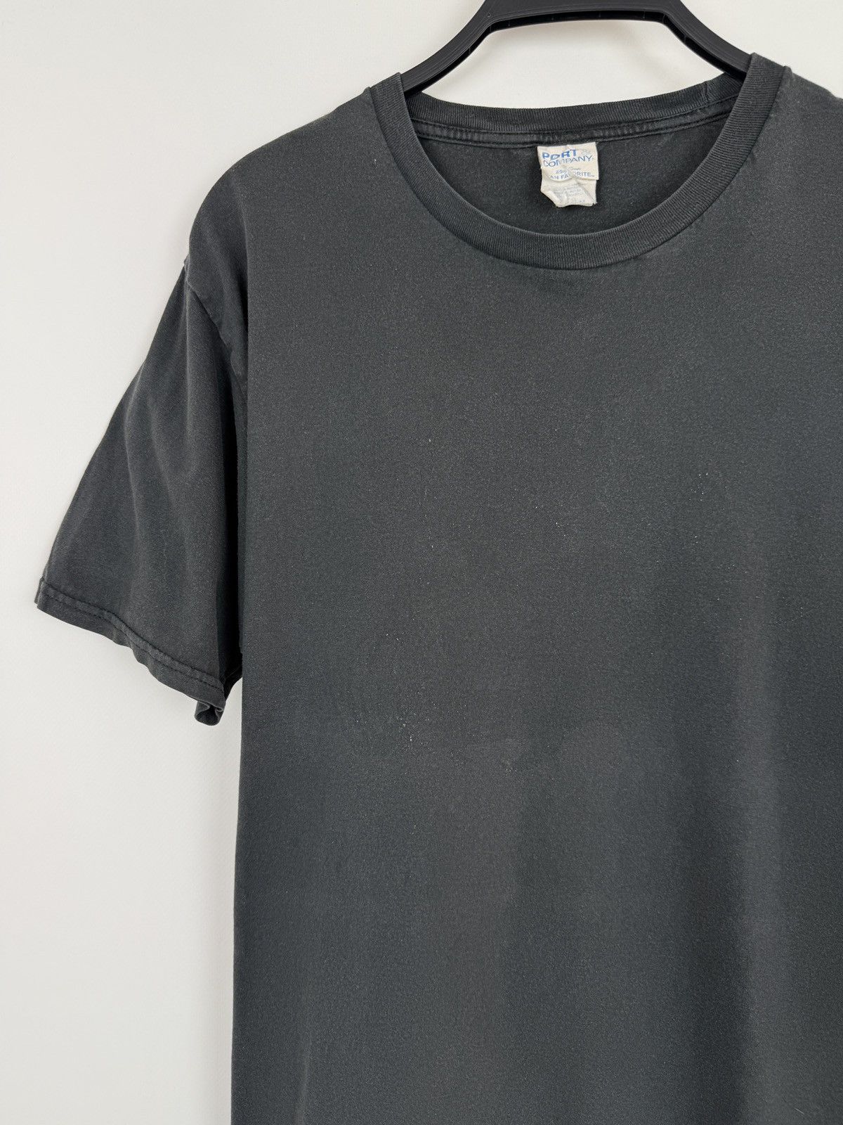 Other Port&Company Sun Faded Black Worn Blank Tee M Size US M / EU 48-50 / 2 - 3 Thumbnail